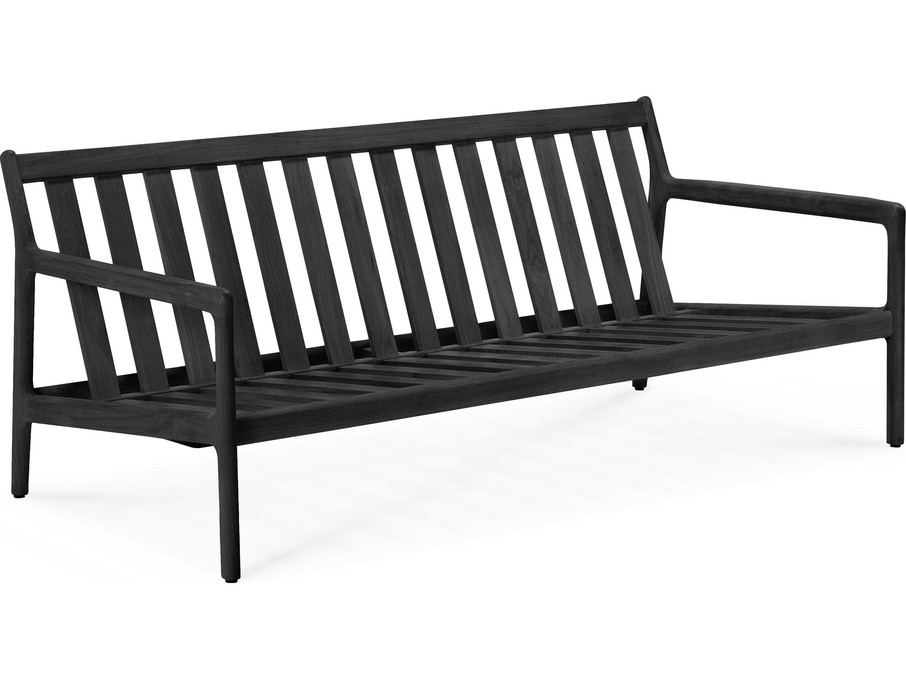 Ethnicraft Outdoor Jack Teak Black Sofa Frame