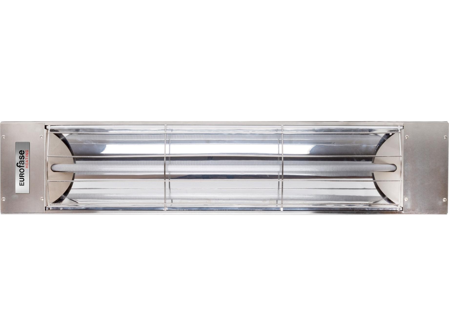 Eurofase Heating 304 Stainless Steel 39 Inch Single Element 2000 Watt 208V Electric Outdoor Patio Heater