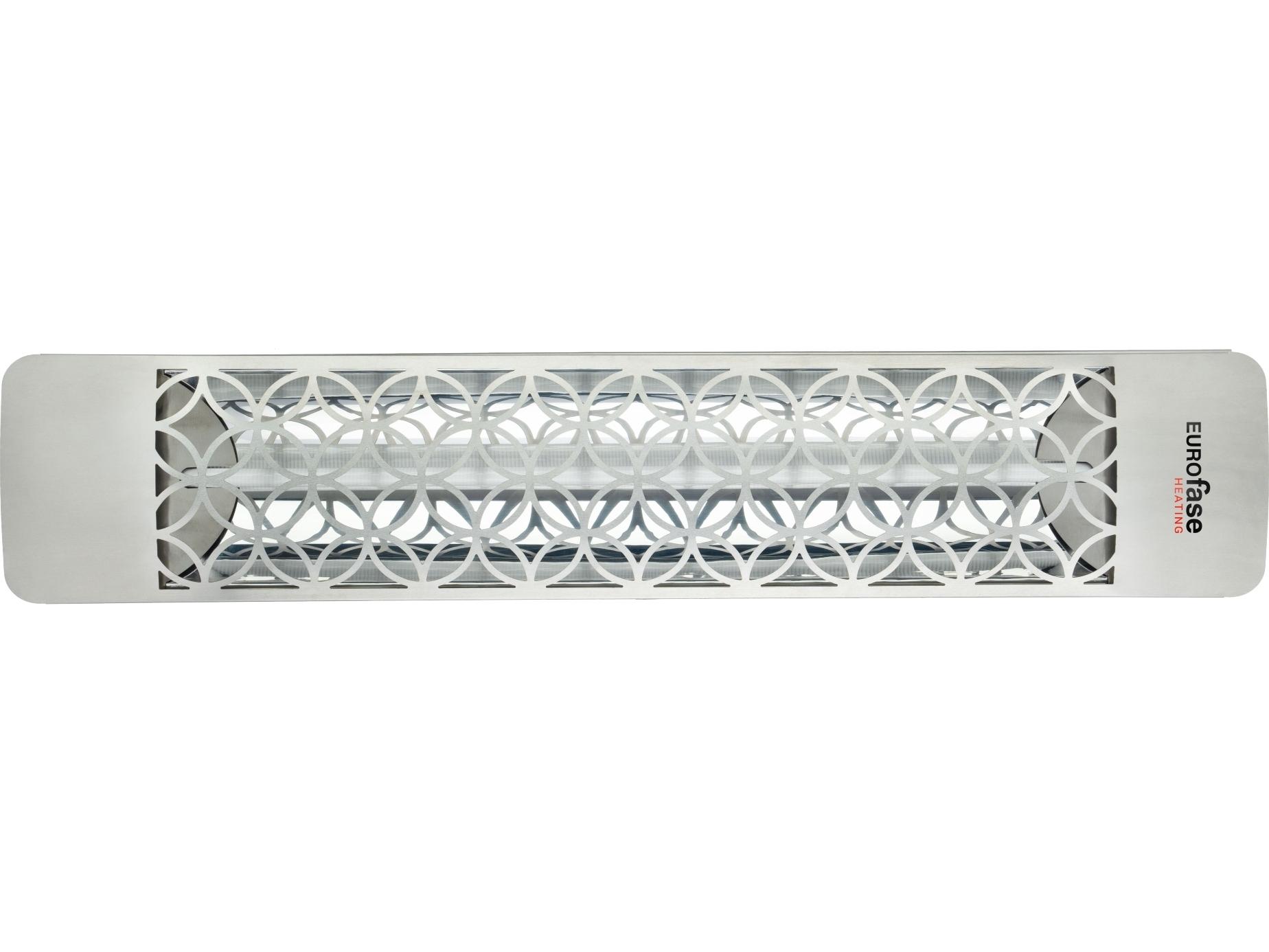 Eurofase Heating 304 Stainless Steel 39 Inch Single Element 2500 Watt 240V Electric Patio Heater