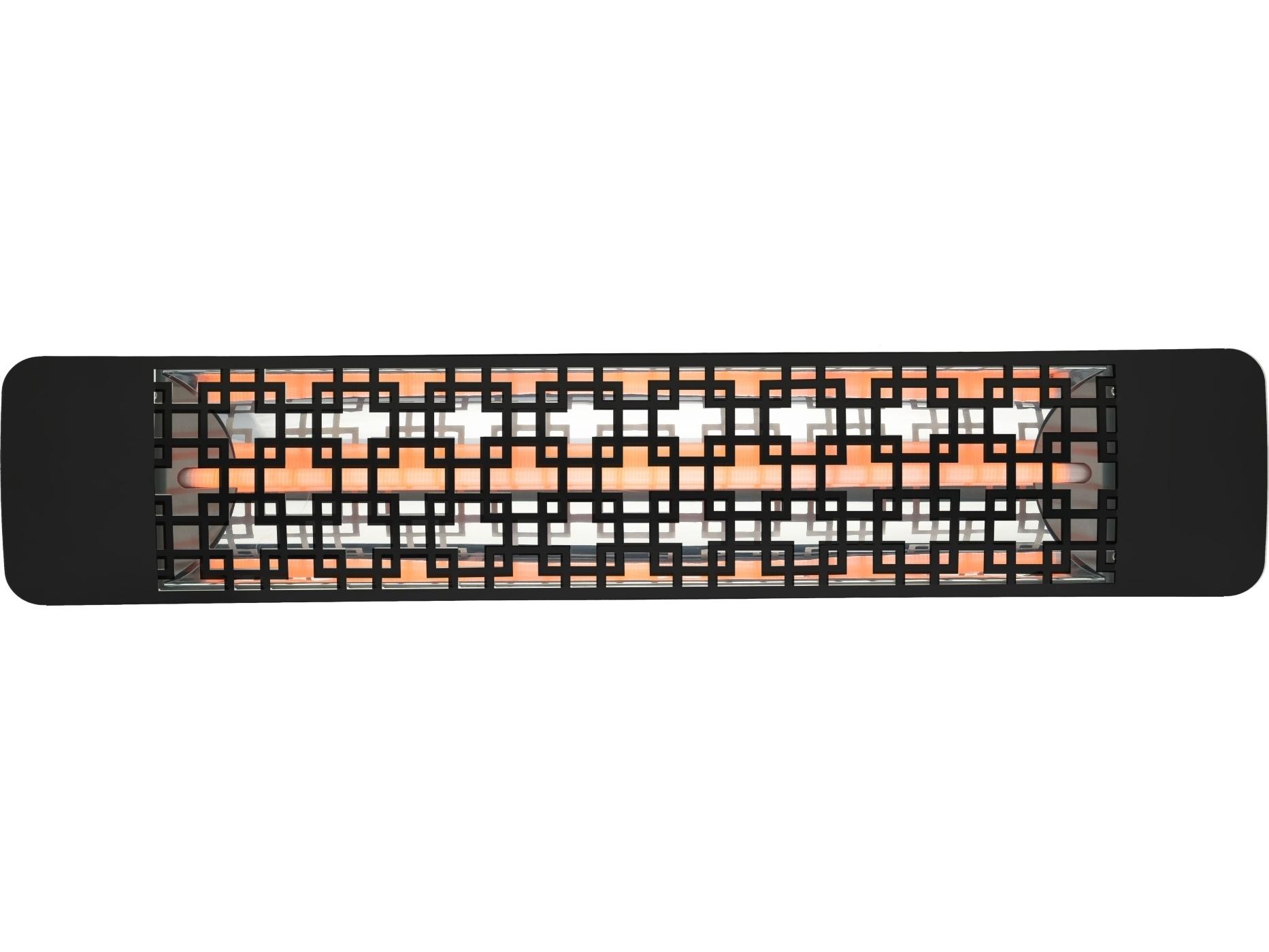 Eurofase Heating 304 Stainless Steel 39 Inch Single Element 2500 Watt 277V Electric Outdoor Patio Heater