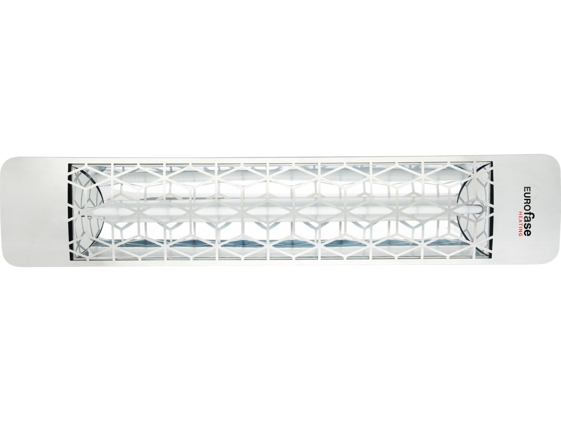Eurofase Heating 304 Stainless Steel 39 Inch Single Element 2500 Watt 480V Electric Patio Heater