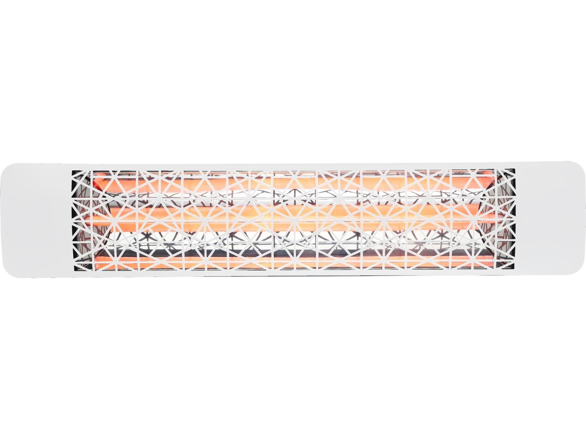 Eurofase Heating 304 Stainless Steel 39 Inch Single Element 2500 Watt 480V Electric Outdoor Patio Heater