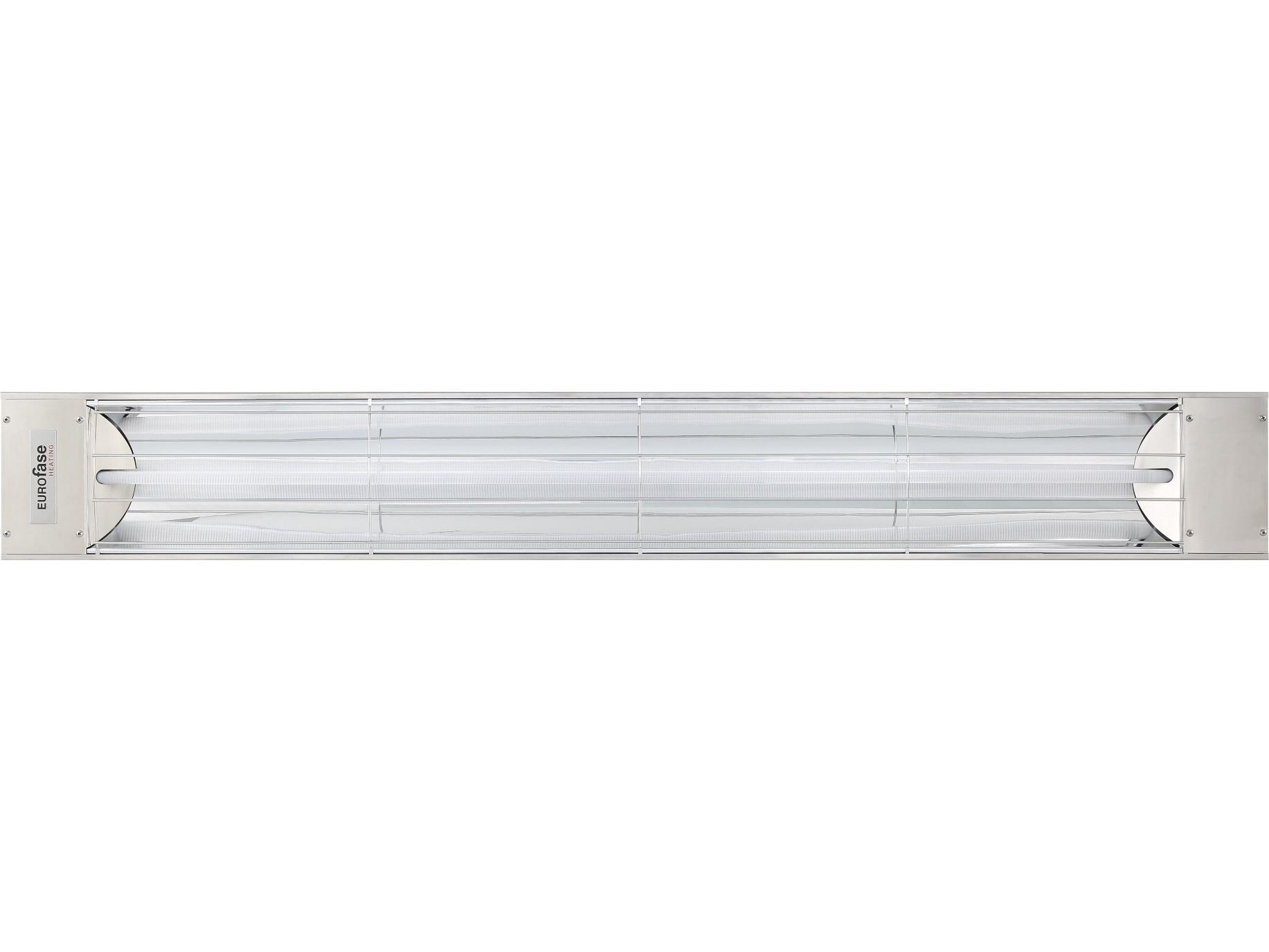 Eurofase Heating 304 Stainless Steel 61 Inch Single Element 3000 Watt 208V Electric Outdoor Heater