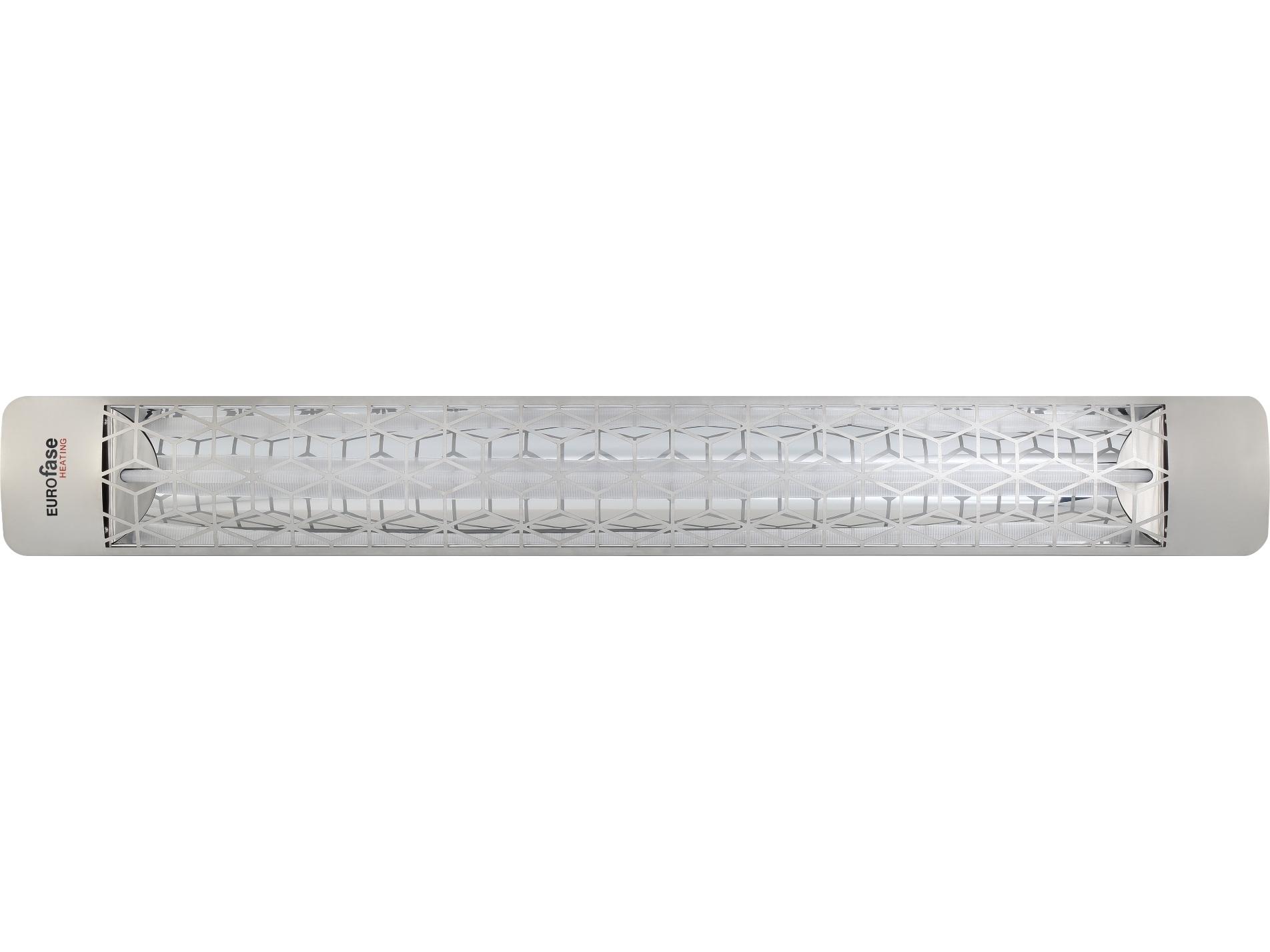 Eurofase Heating 304 Stainless Steel 61 Inch Single Element 3000 Watt 480V Electric Outdoor Heater
