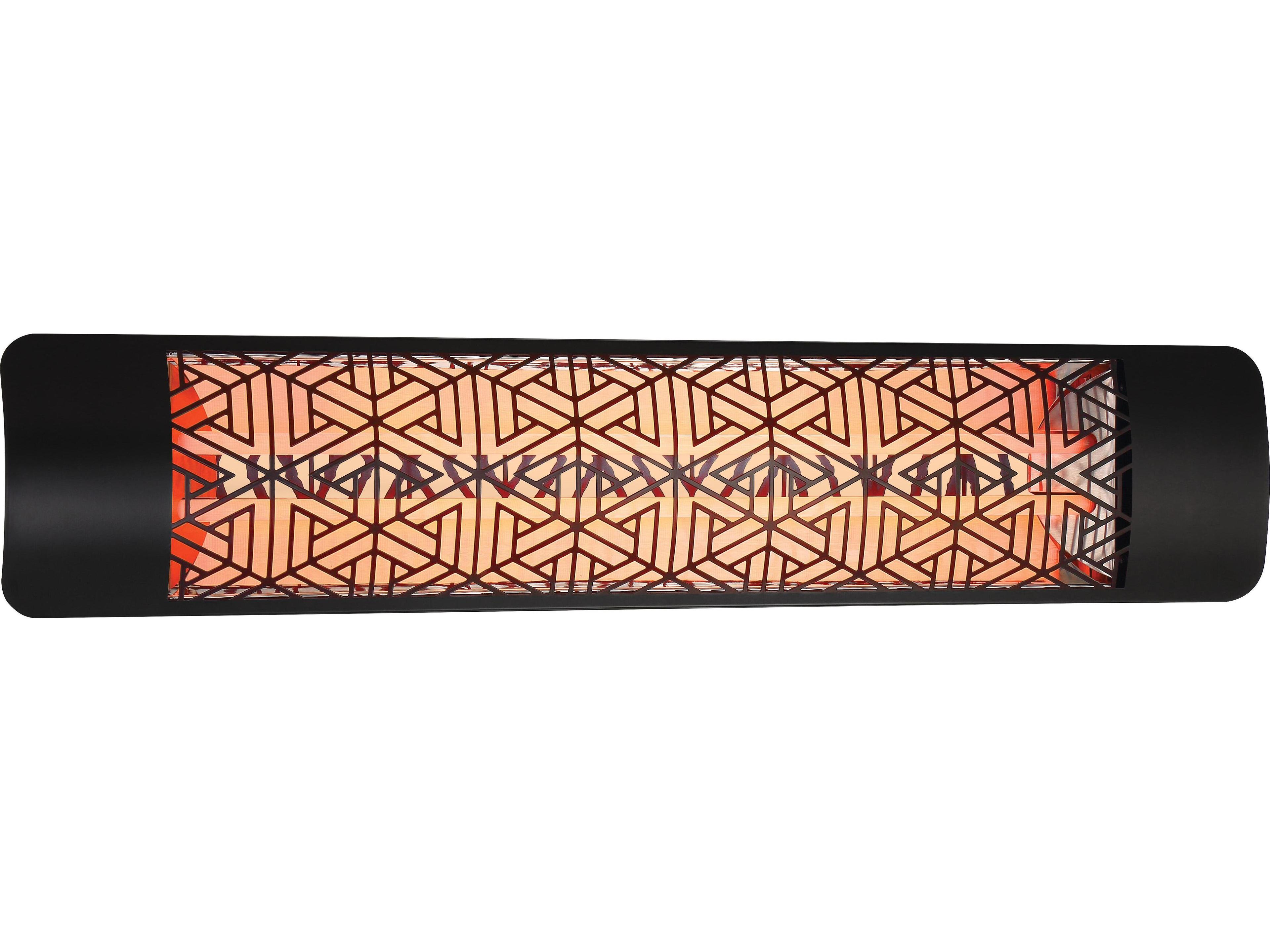 Eurofase Heating 4000 Watt Electric Infrared Dual Element Patio Heater Decor Plate Mason 208V