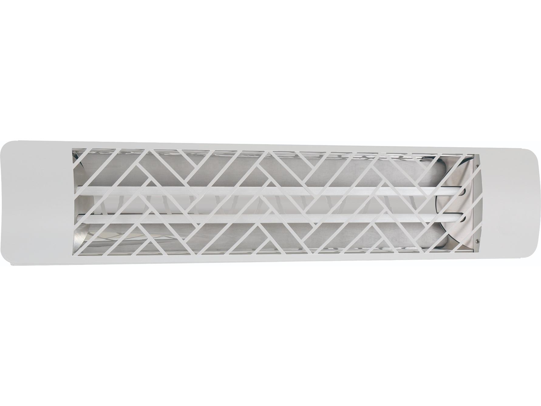 Eurofase Heating 4000 Watt Electric Infrared Dual Element Outdoor Heater Decor Plate Chevron 208V