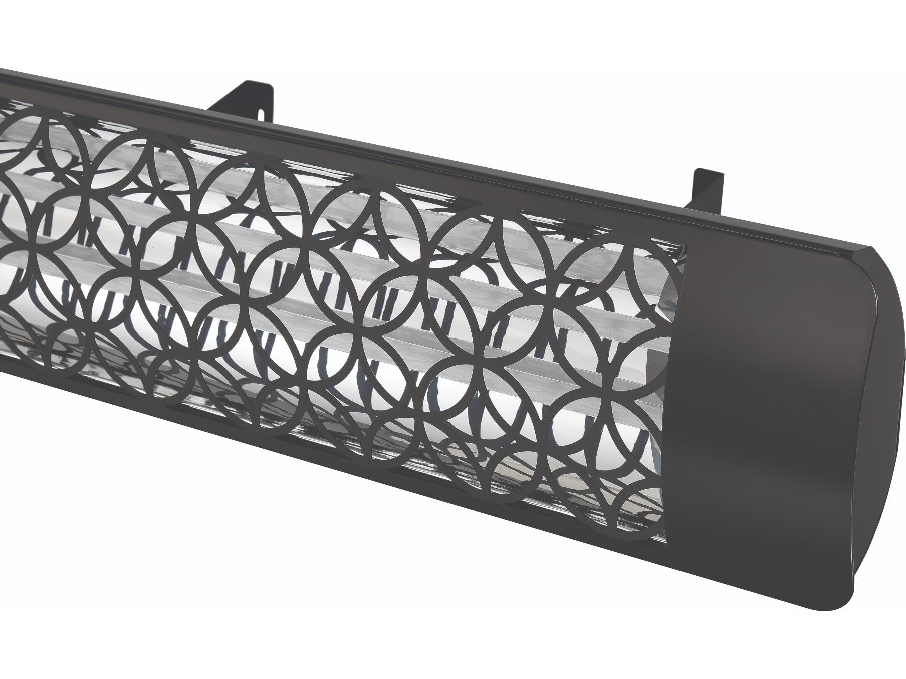 Eurofase Heating 4000 Watt Electric Infrared Dual Element Patio Heater Decor Plate Clover 240V