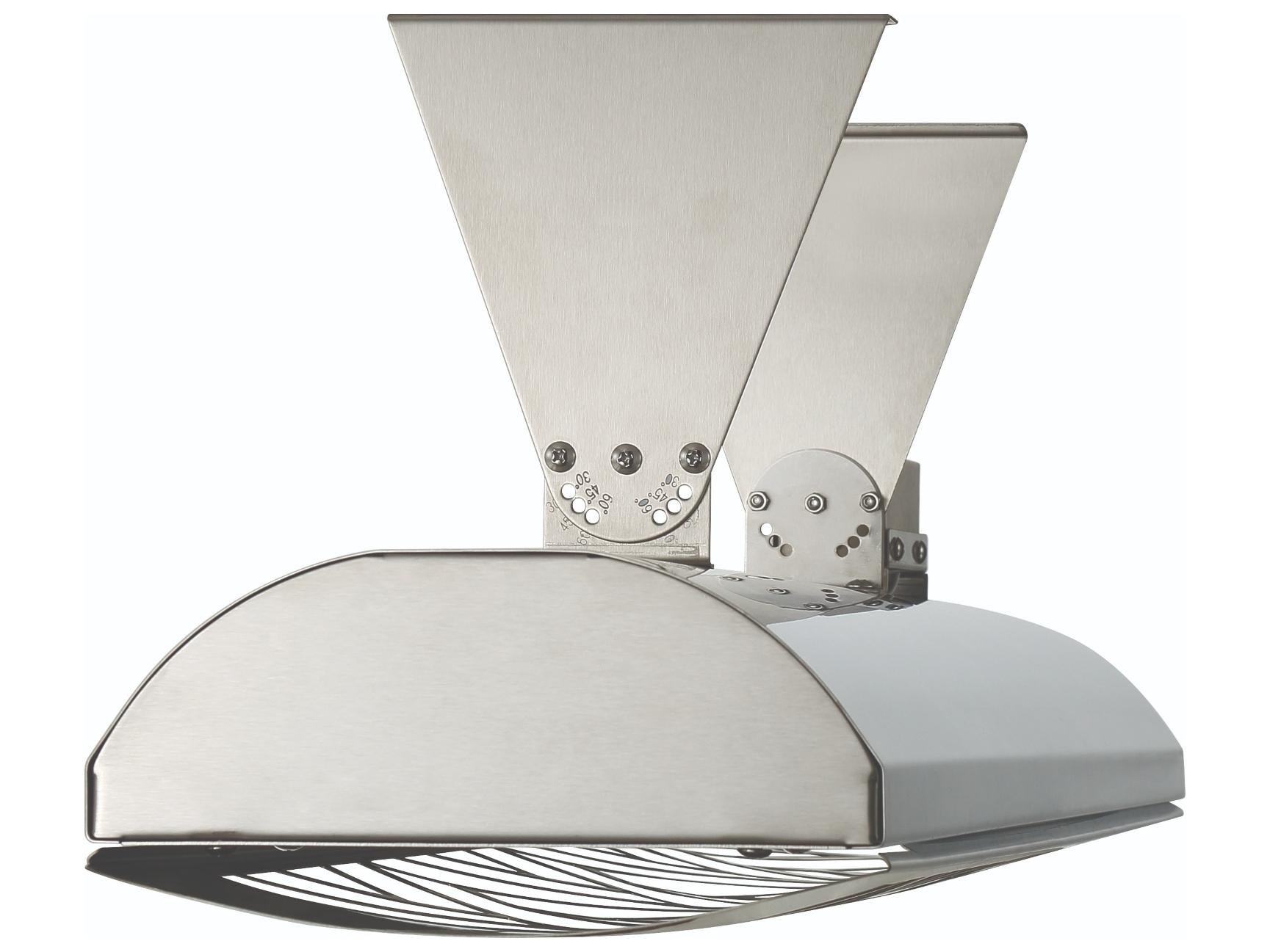 Eurofase Heating 4000 Watt Electric Infrared Dual Element Outdoor Heater Decor Plate Chevron 240V