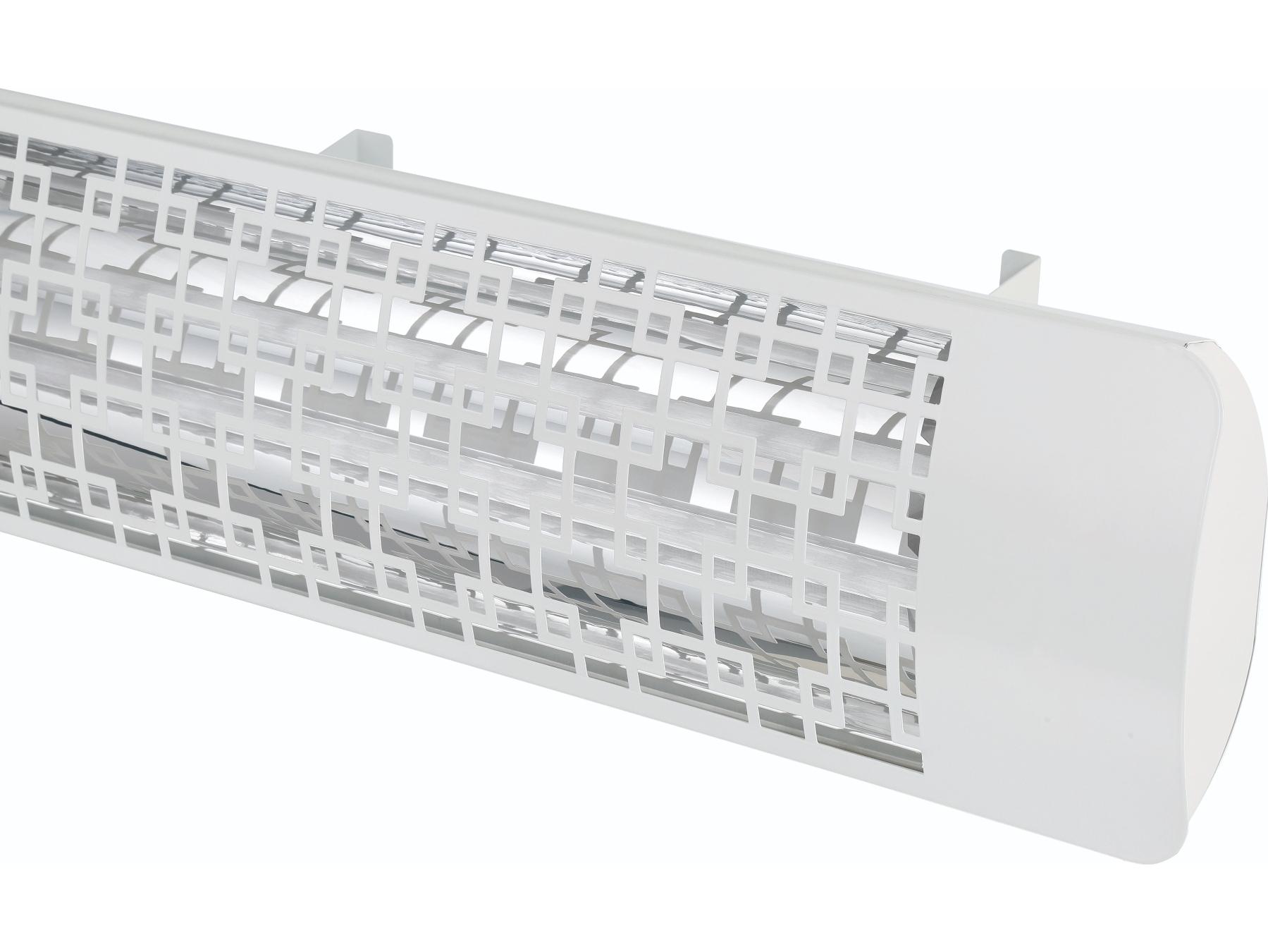 Eurofase Heating 4000 Watt Electric Infrared Dual Element Patio Heater Decor Plate Brix 240V