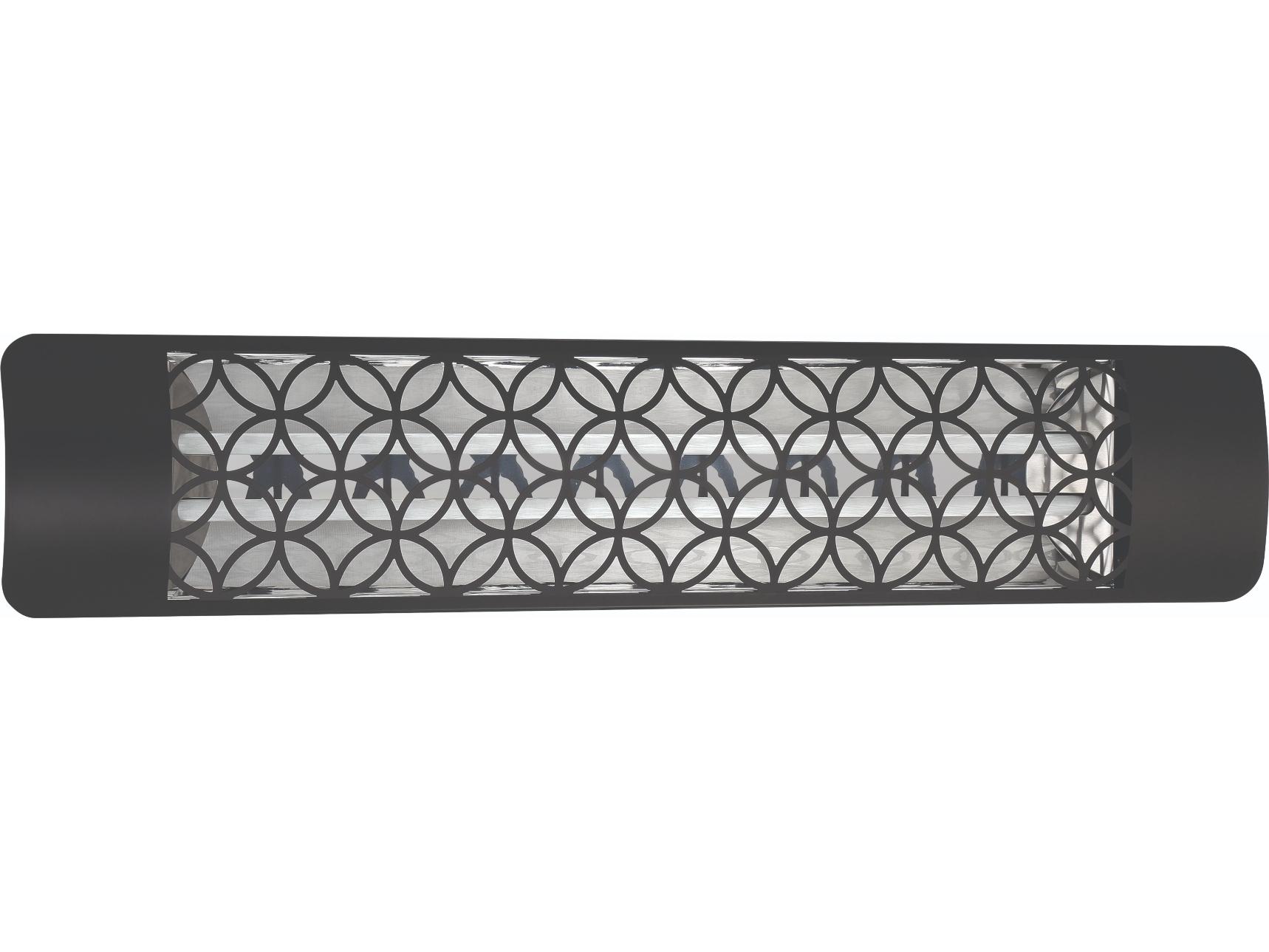 Eurofase Heating 4000 Watt Electric Infrared Dual Element Outdoor Heater Decor Plate Clover 277V