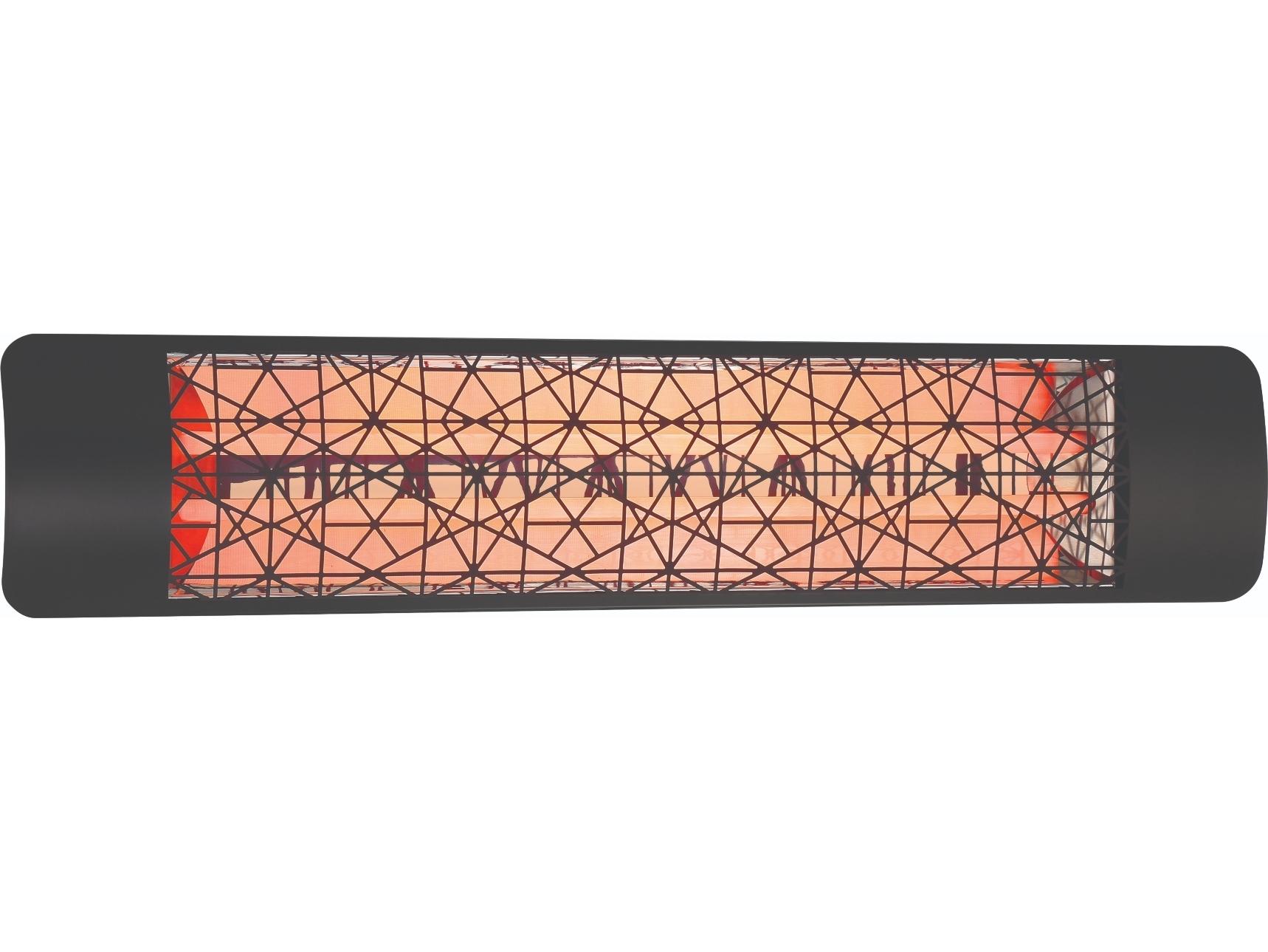 Eurofase Heating 4000 Watt Electric Infrared Dual Element Patio Heater Decor Plate Astra 277V