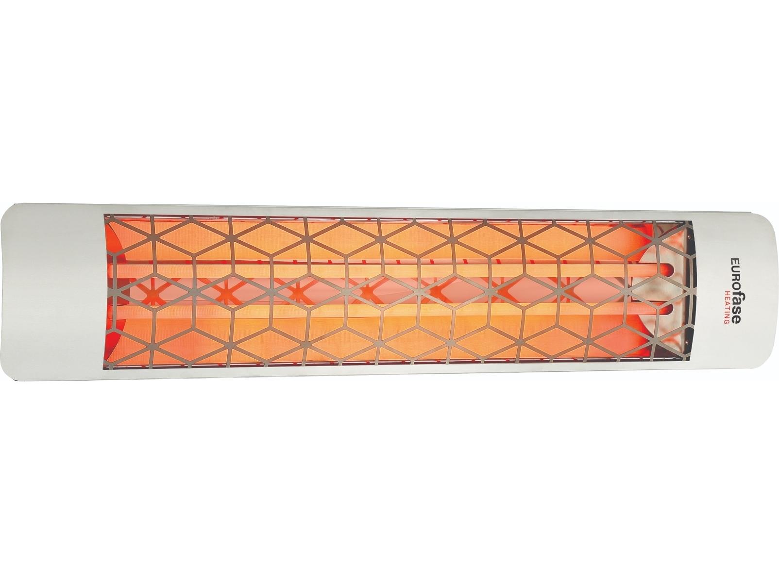 Eurofase Heating 4000 Watt Electric Infrared Dual Element Outdoor Heater Decor Plate Stella 277V