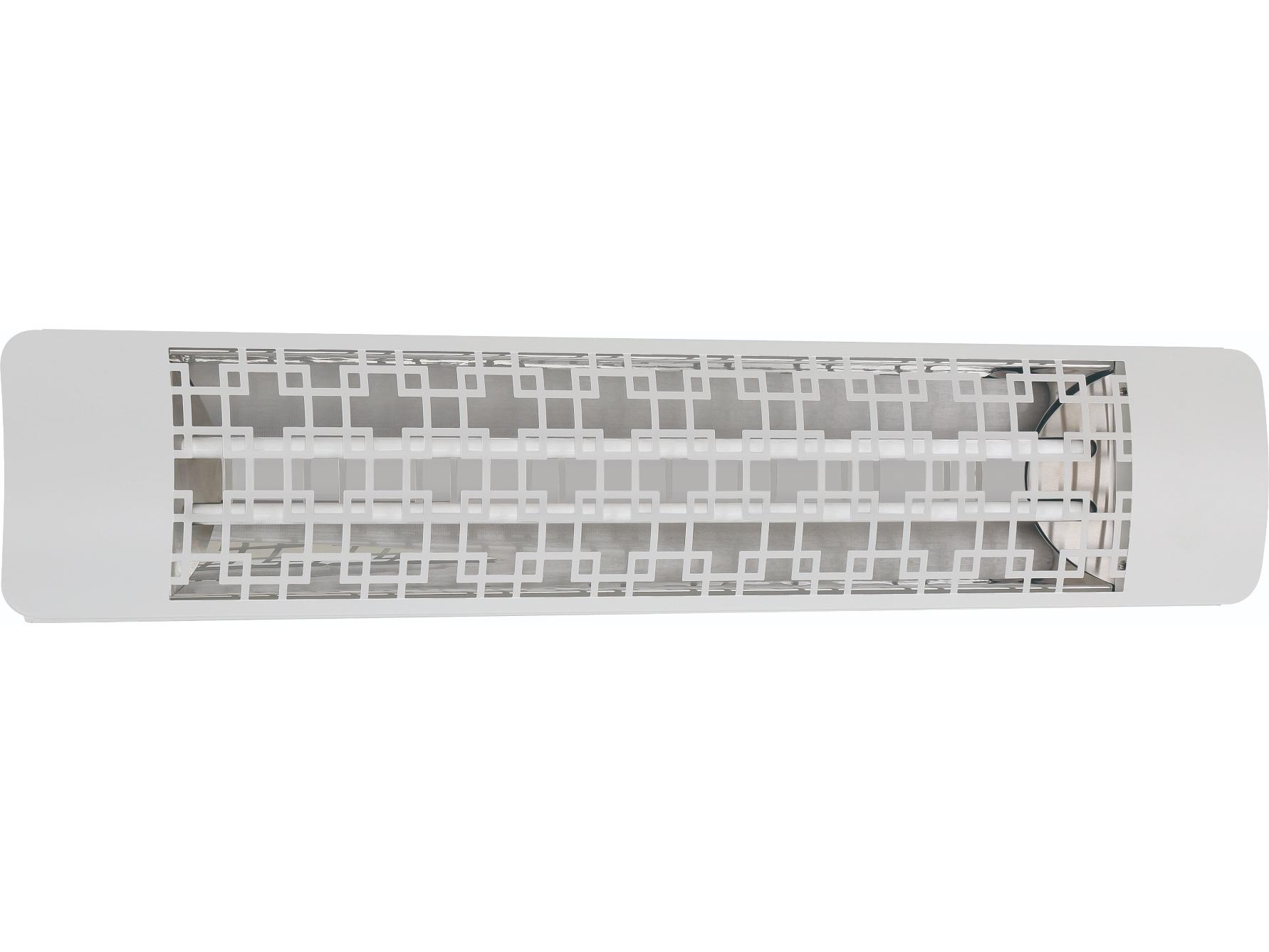 Eurofase Heating 4000 Watt Electric Infrared Dual Element Outdoor Heater Decor Plate Brix 277V