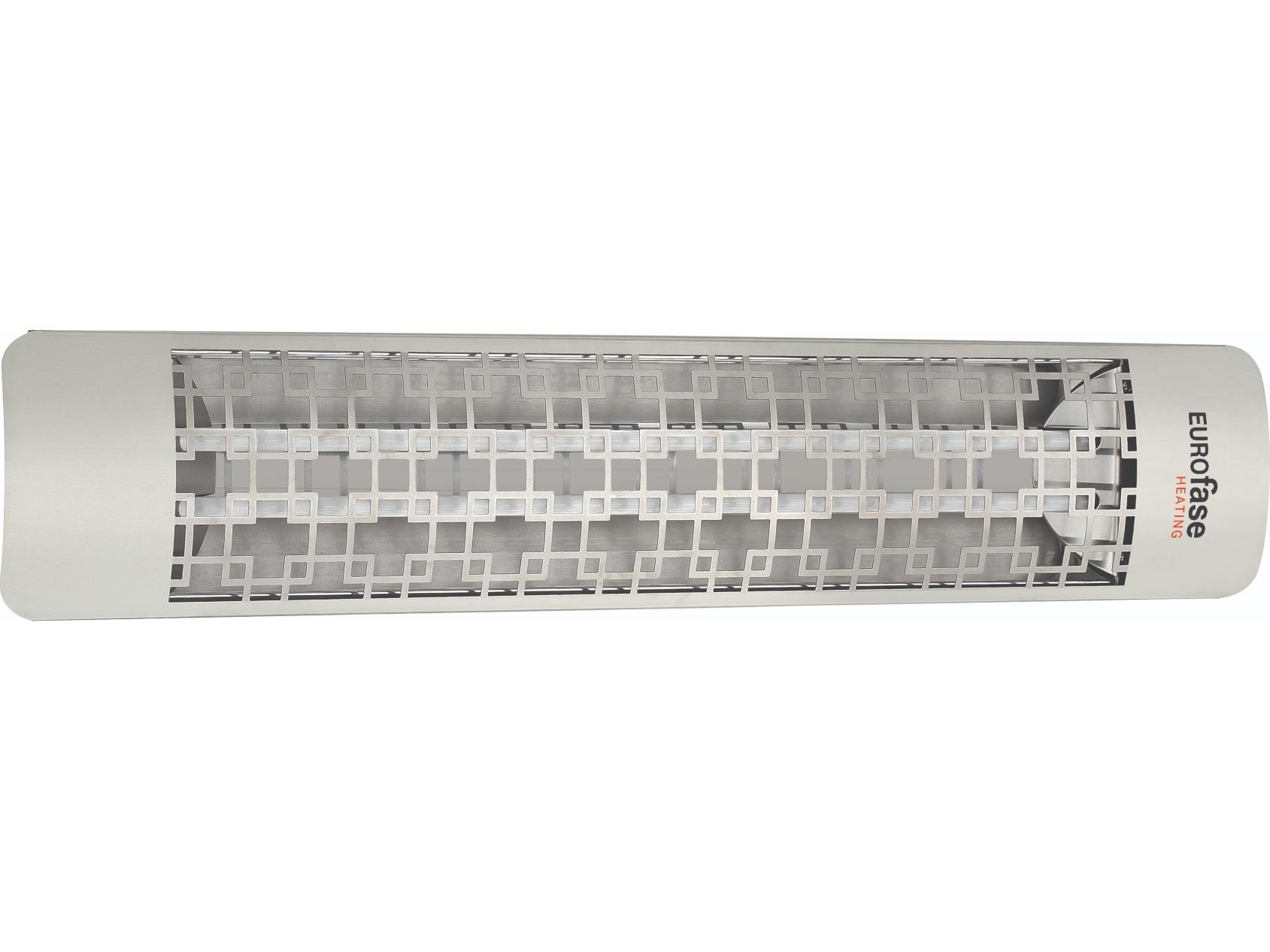 Eurofase Heating 5000 Watt Electric Infrared Dual Element Outdoor Patio Heater Decor Plate Brix 208V