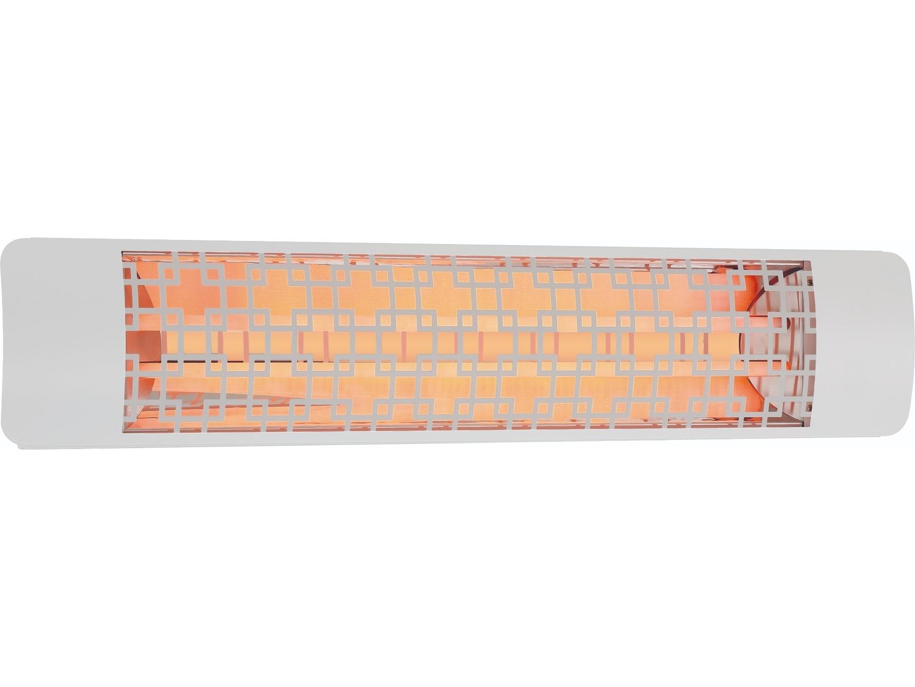 Eurofase Heating 5000 Watt Electric Infrared Dual Element Patio Heater Decor Plate Brix 208V