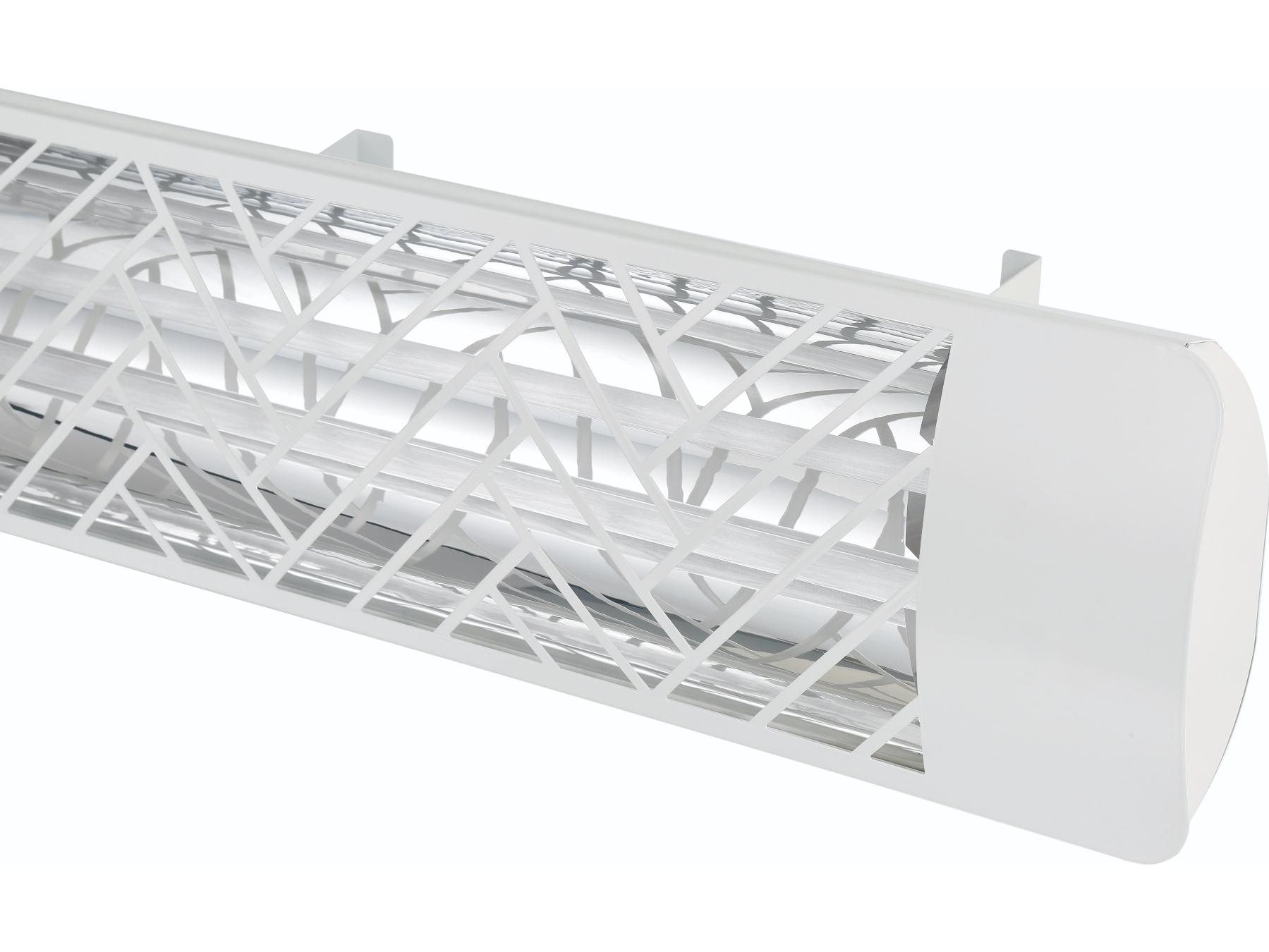 Eurofase Heating 5000 Watt Electric Infrared Dual Element Patio Heater Decor Plate Clover 240V