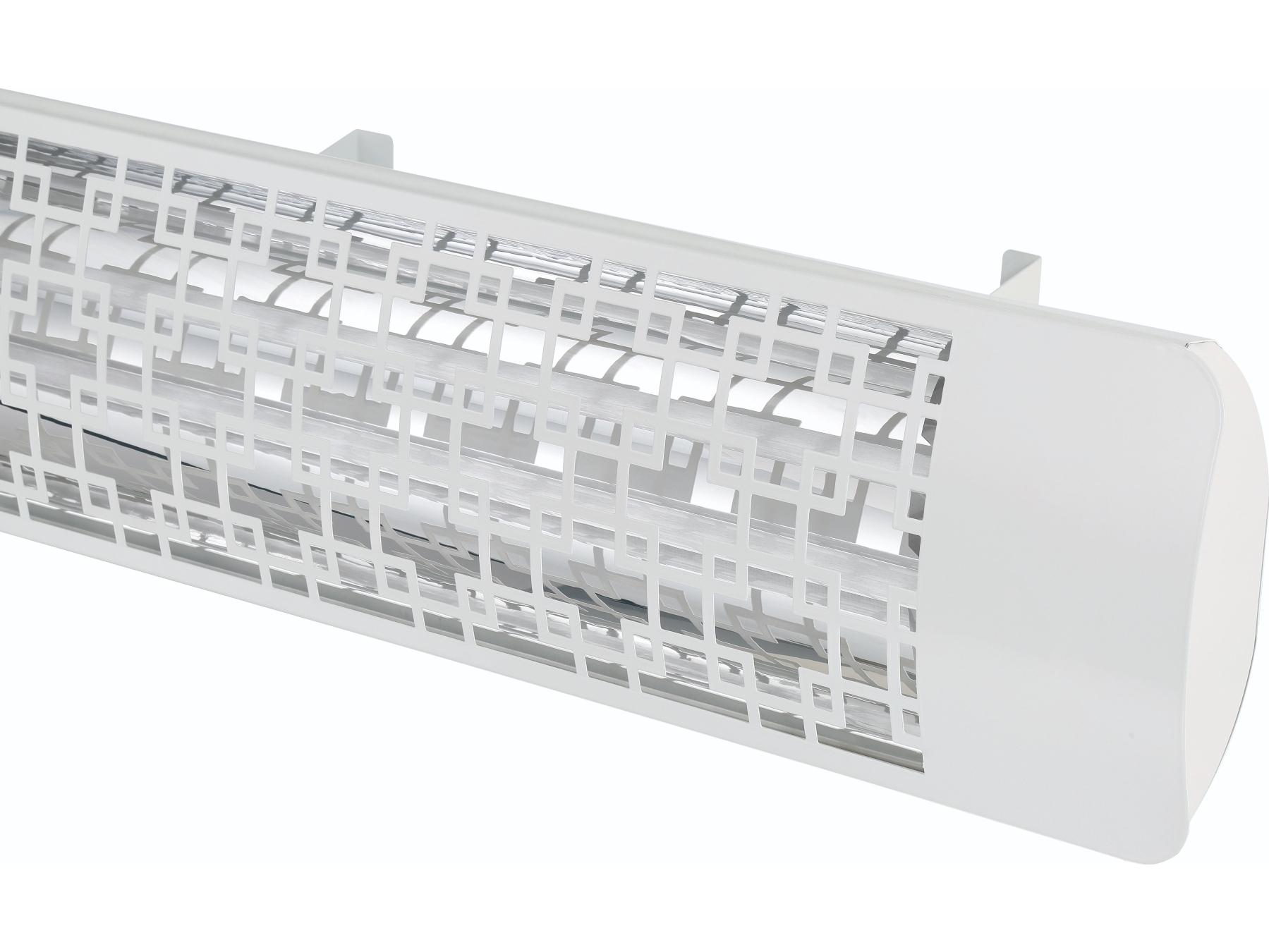 Eurofase Heating 5000 Watt Electric Infrared Dual Element Outdoor Heater Decor Plate Brix 240V