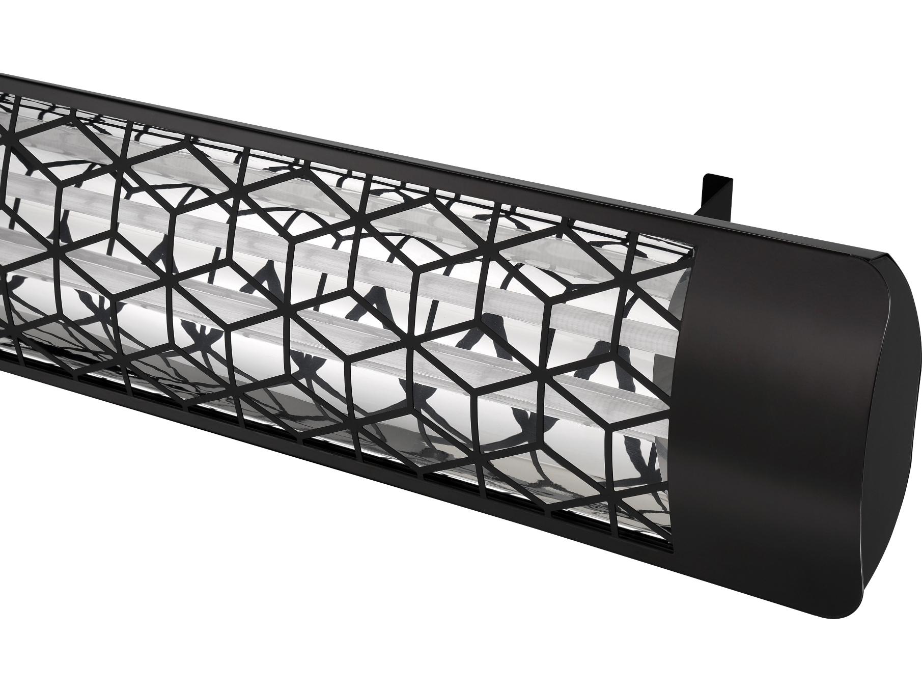 Eurofase Heating 6000 Watt Electric Infrared Dual Element Patio Heater Decor Plate Stella 240V