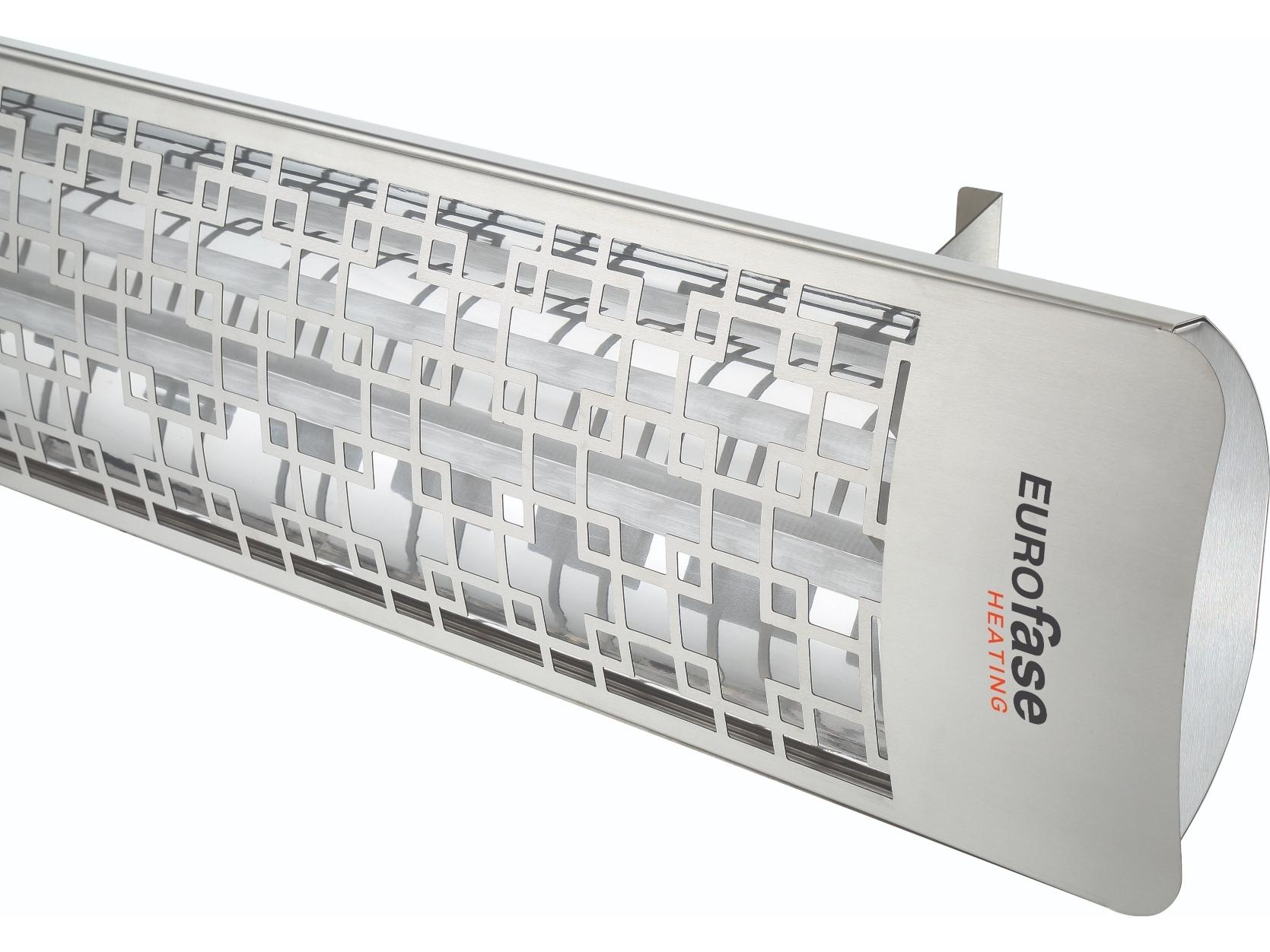 Eurofase Heating 6000 Watt Electric Infrared Dual Element Outdoor Heater Decor Plate Brix 240V