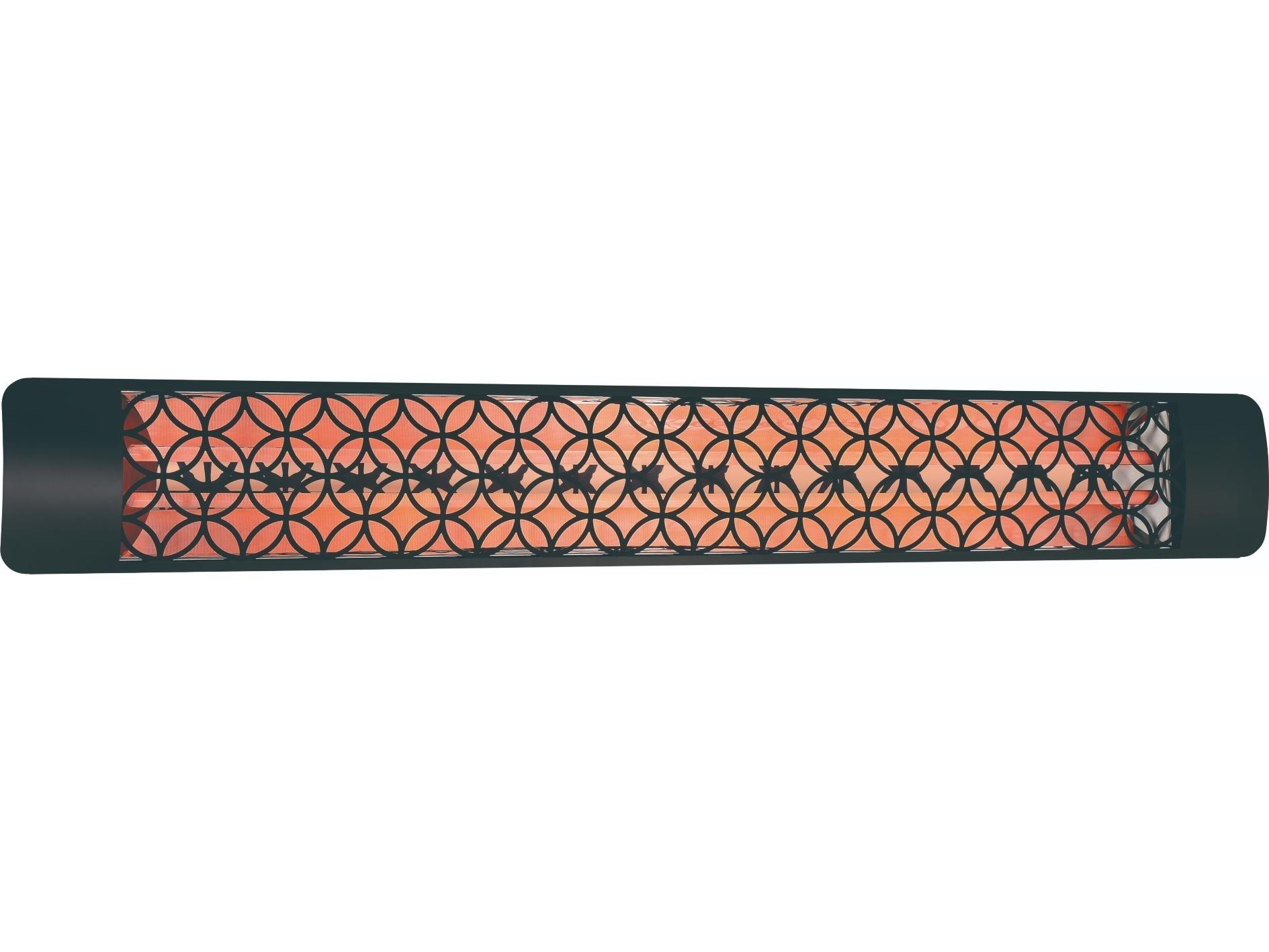 Eurofase Heating 6000 Watt Electric Infrared Dual Element Patio Heater Decor Plate Clover 277V