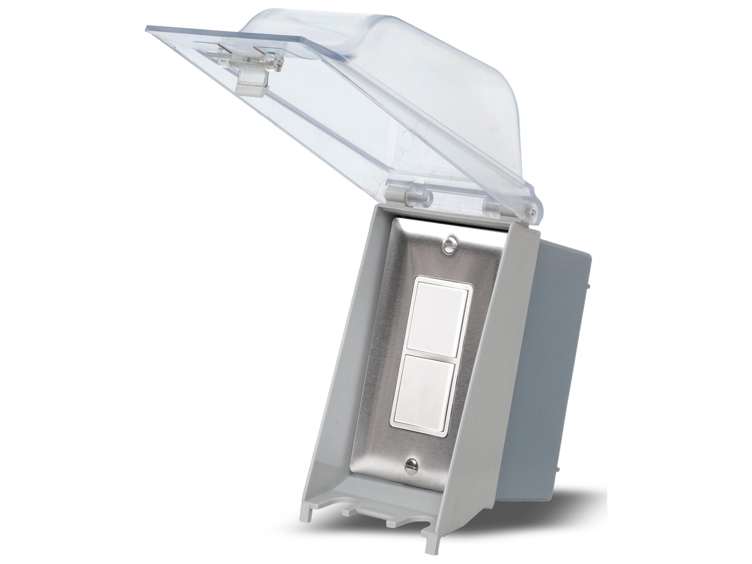 Eurofase Heating Single Duplex Switch Weatherproof Surface Mount and Gang Box 20 Amp Per Pole