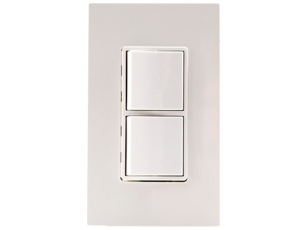 Eurofase Heating Single Duplex Switch Wall Plate and Gang Box 20 Amp Per Pole-