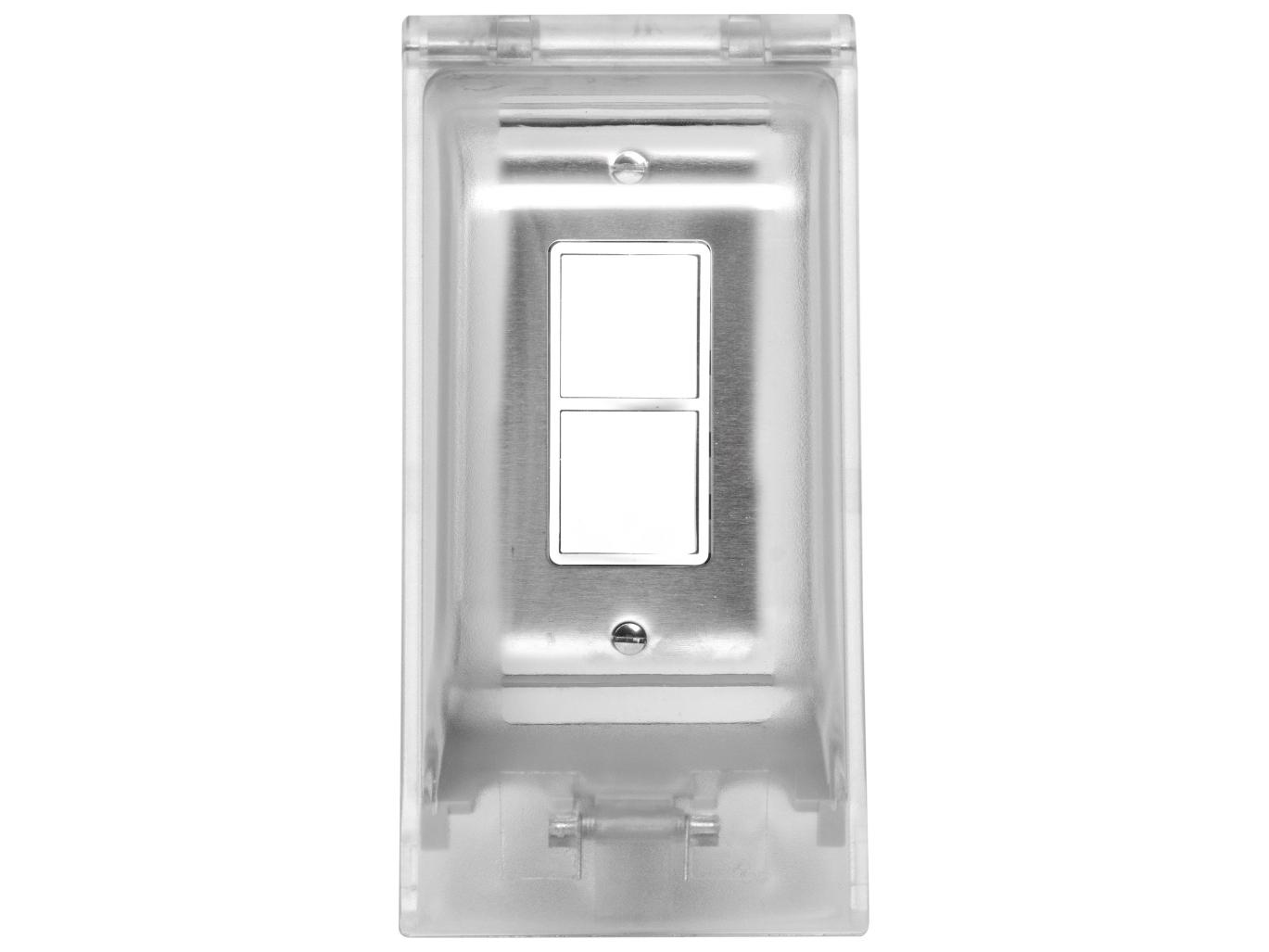 Eurofase Heating EFSWWPW Single Duplex Switch Weatherproof Flush Mount and Gang Box 20 Amp Per Pole