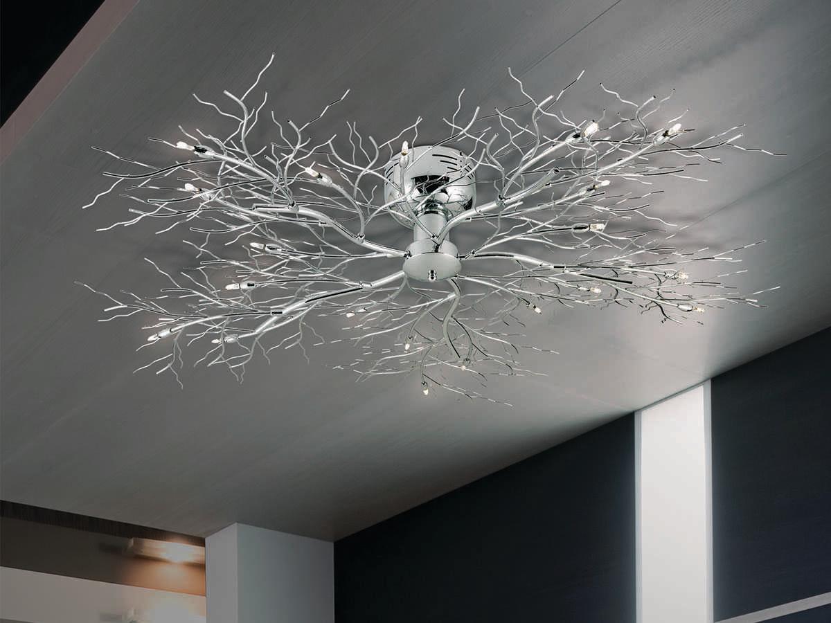 Eurofase Autumn 20-Light Chrome Semi Flush Mount