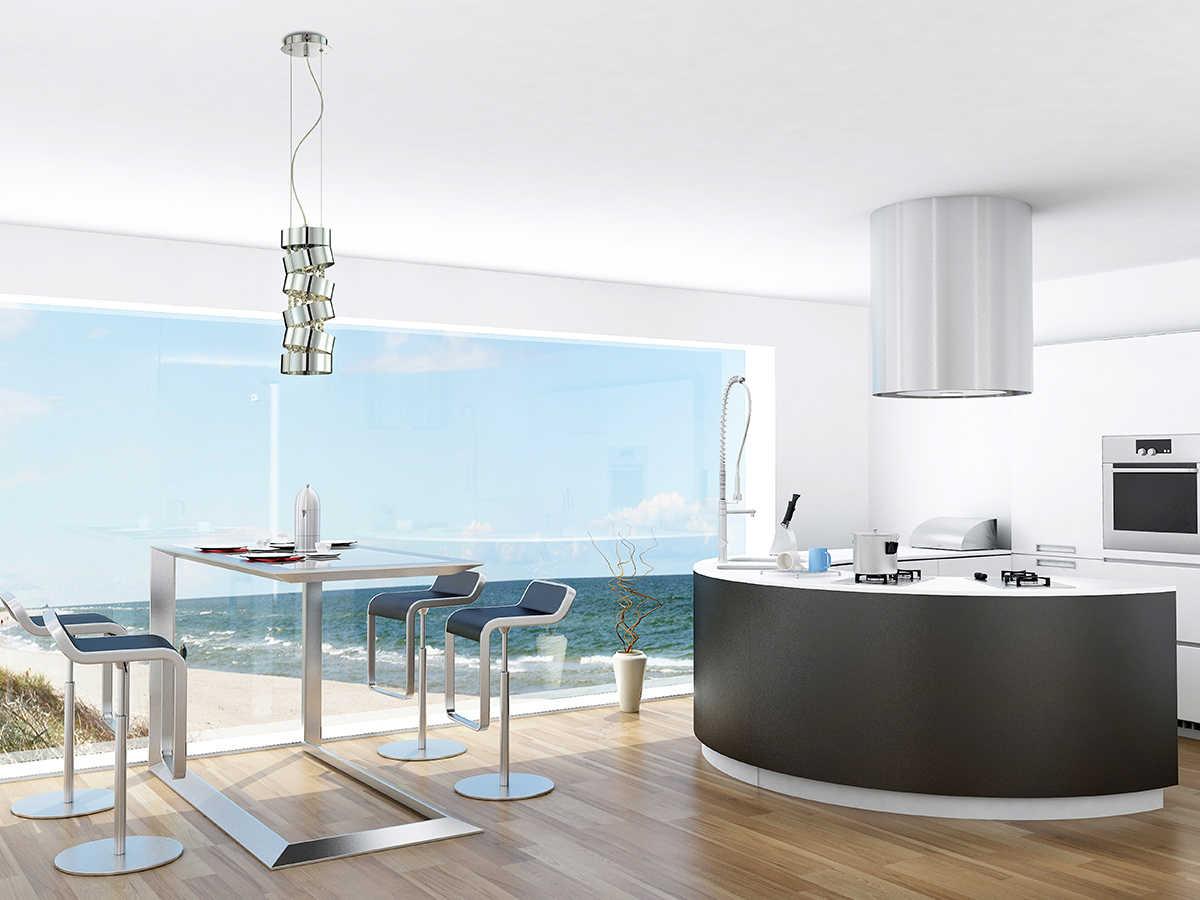 Eurofase Ariella 1-Light Chrome Crystal Geometric Mini Pendant