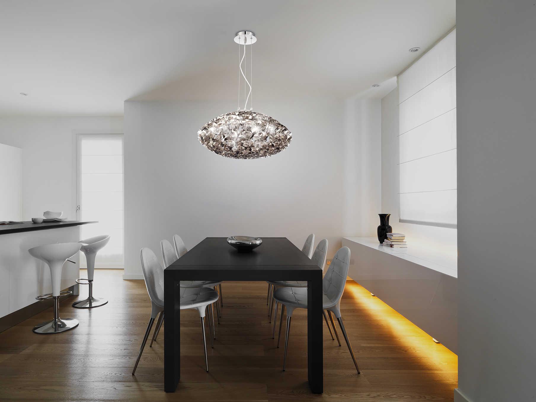 Eurofase Grace 3-Light Polished Nickel Pendant