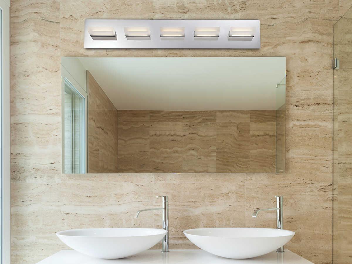 Eurofase Olson 5-Light Chrome LED Vanity Light