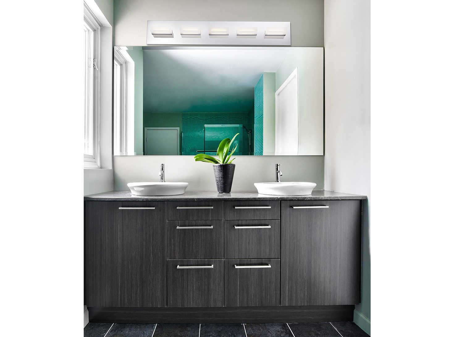 Eurofase Olson 5-Light Chrome LED Vanity Light