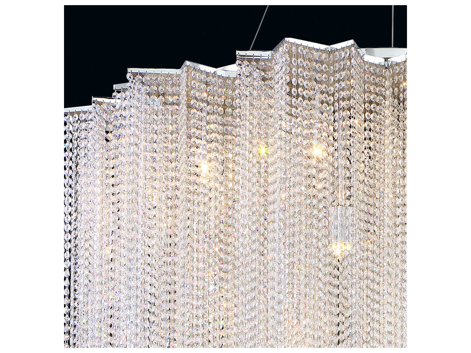 Eurofase Cohen 12-Light Chrome Pendant