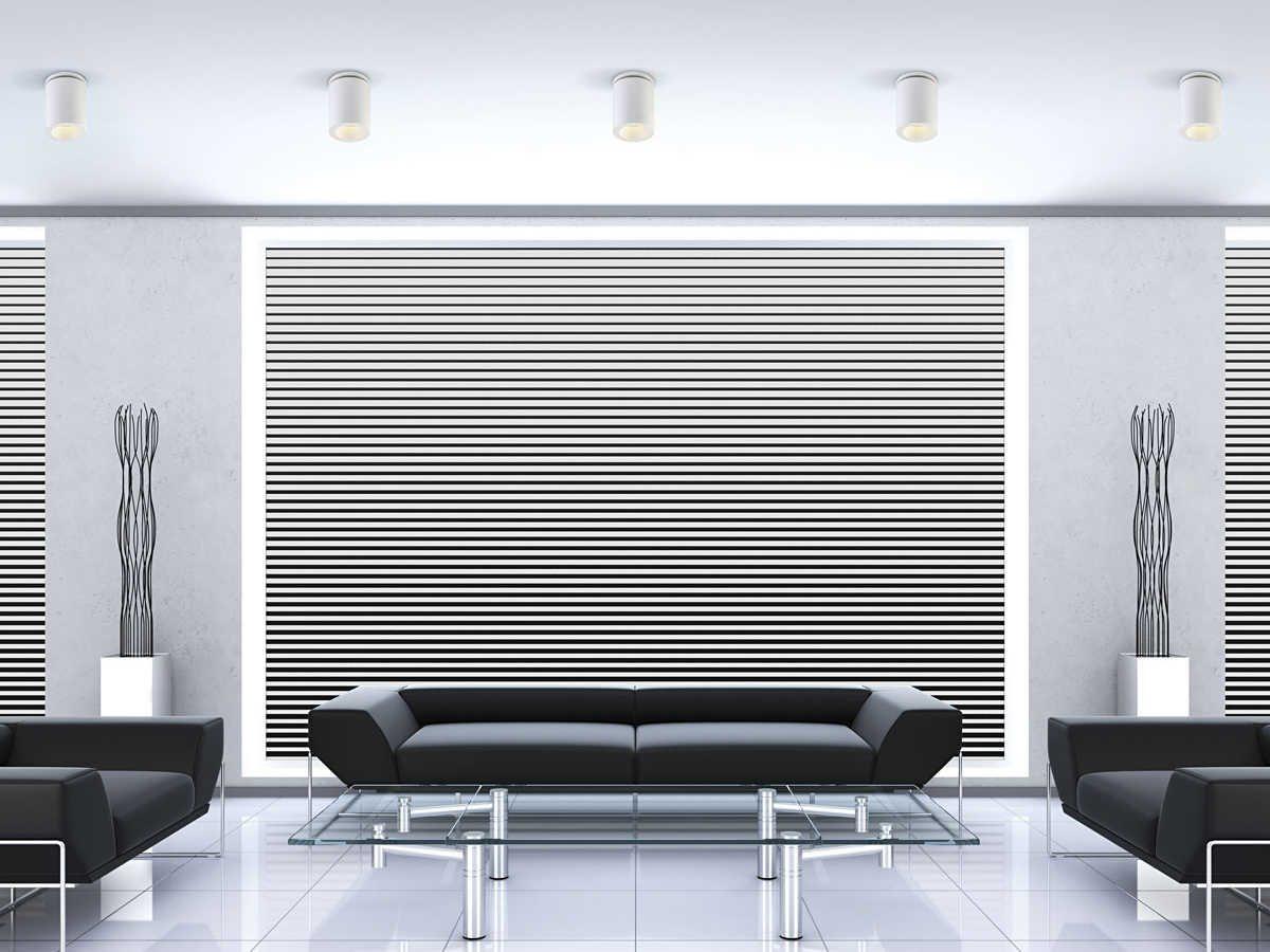 Eurofase Lotus 1-Light White LED Cylinder Round Flush Mount