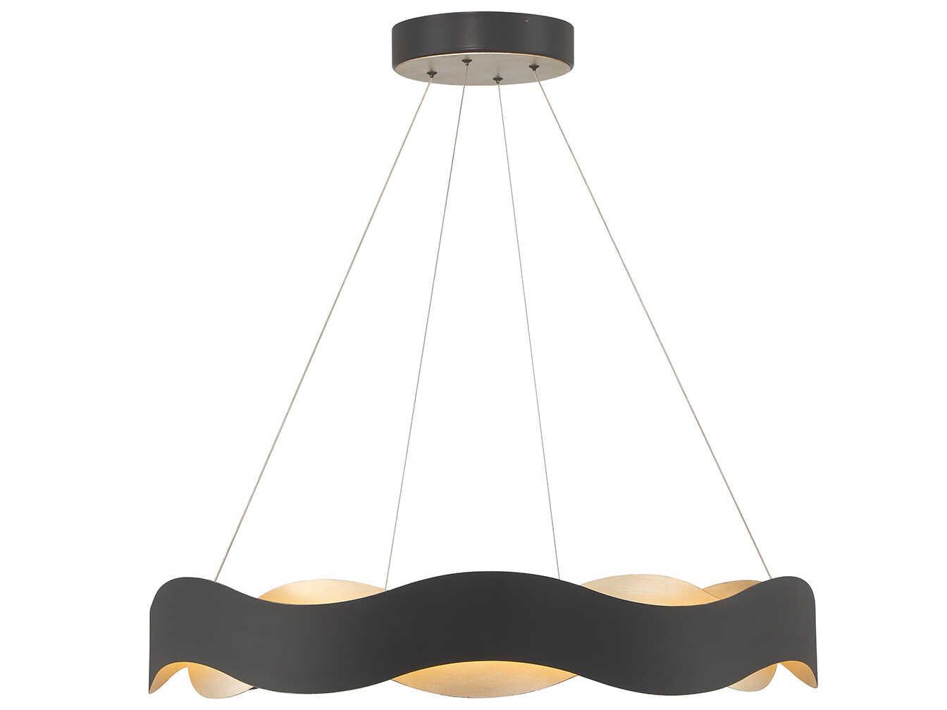 Eurofase Vaughan 1-Light Black Nickel LED Pendant
