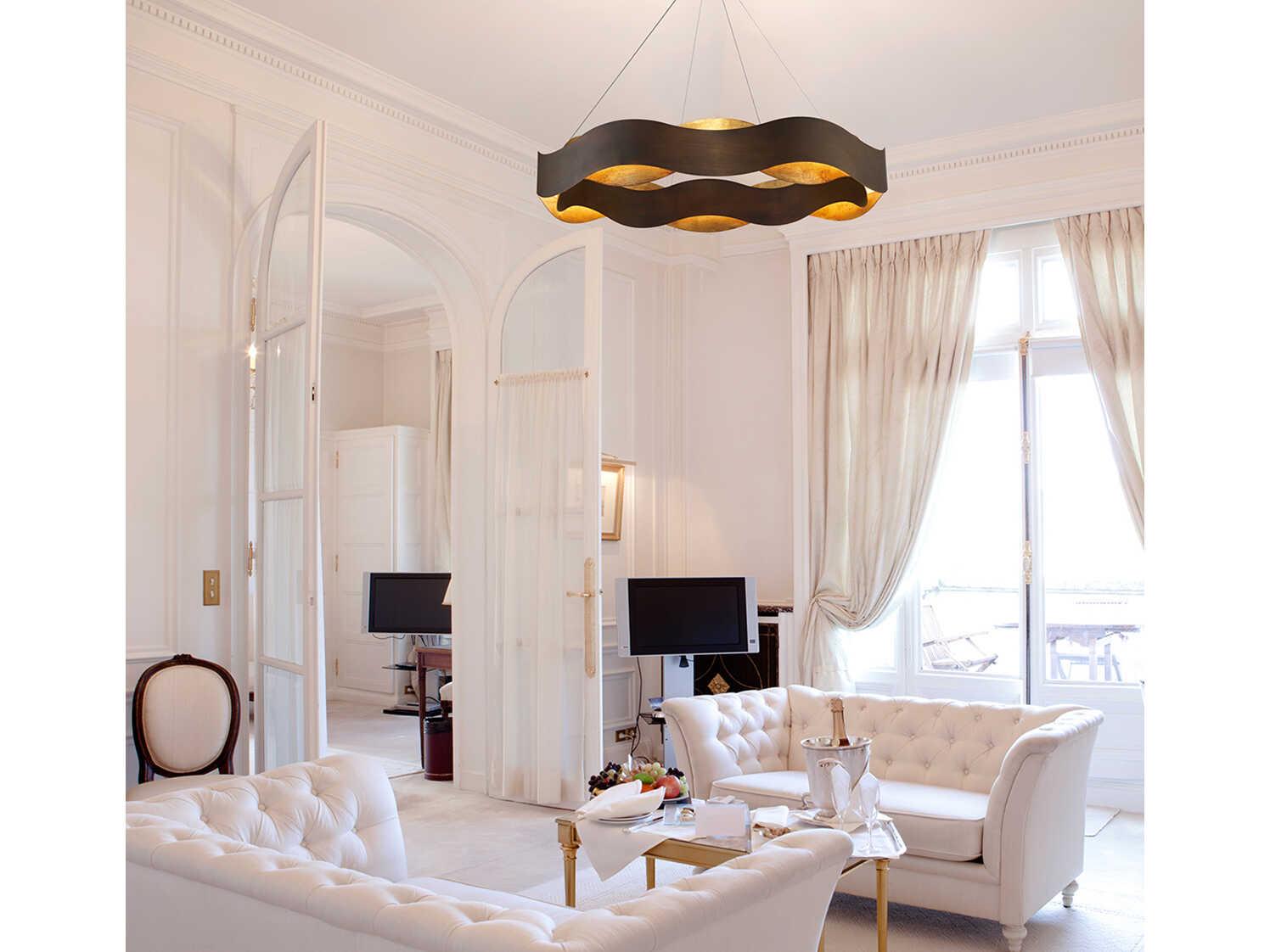 Eurofase Vaughan 1-Light Black Nickel LED Pendant