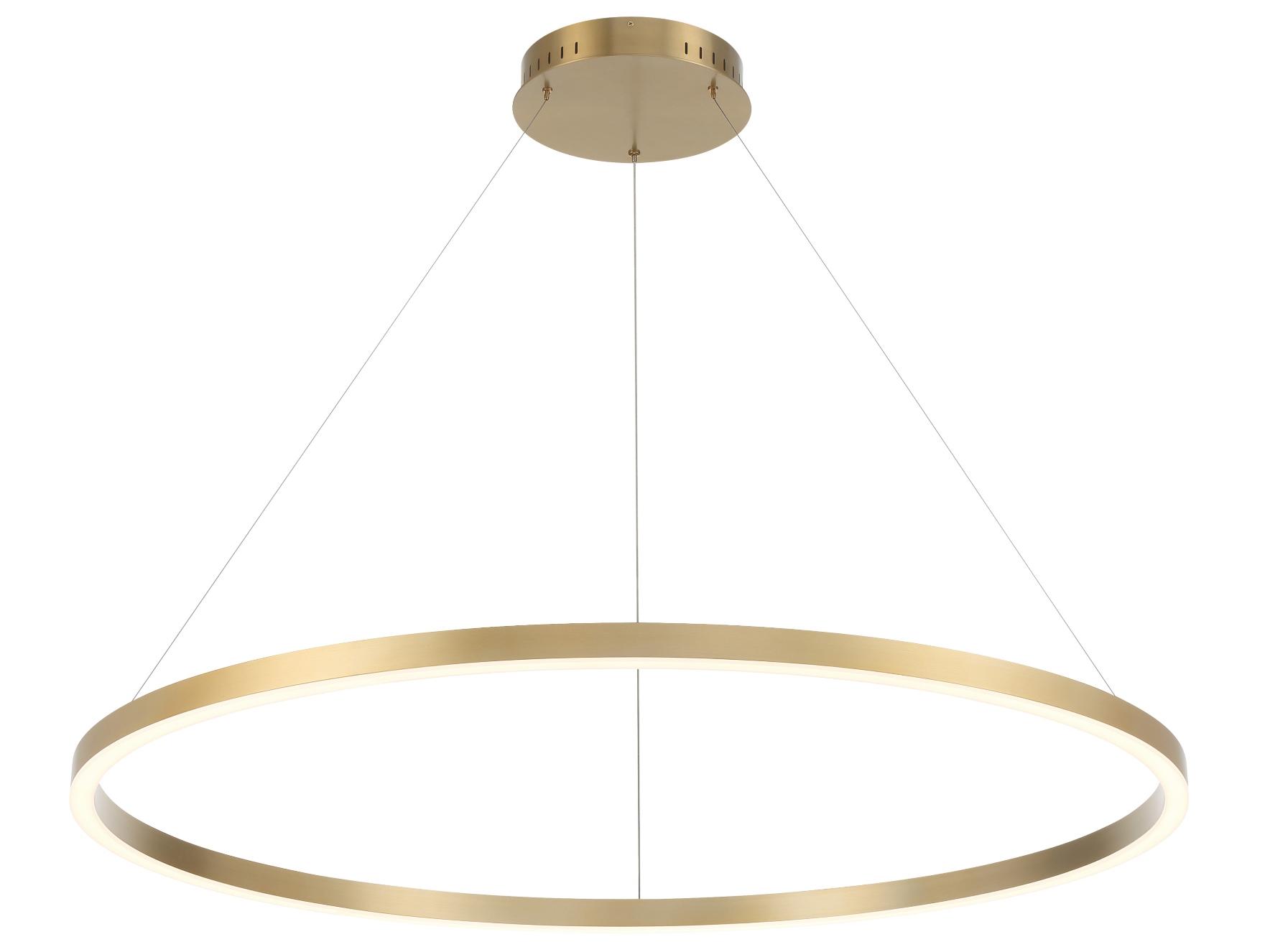 Eurofase Spunto 1-Light Gold Round Pendant