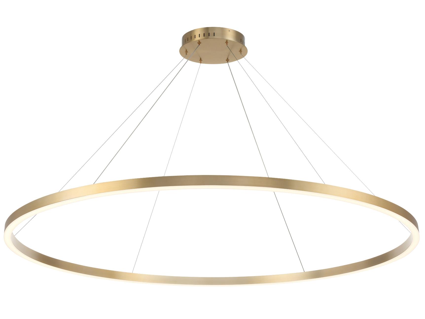 Eurofase Spunto 1-Light Gold Round Pendant