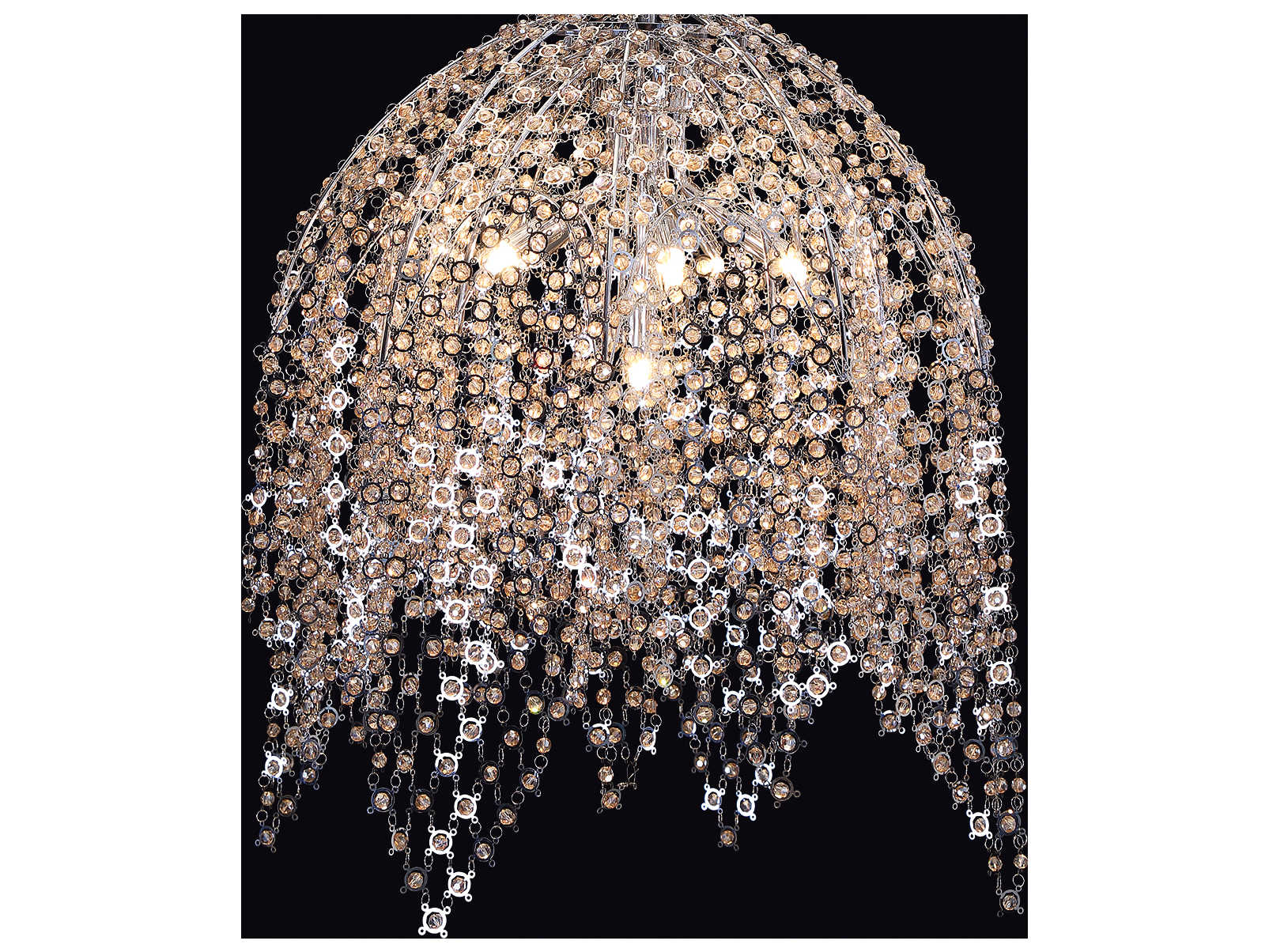 Eurofase Danza 6-Light Chrome Crystal Pendant