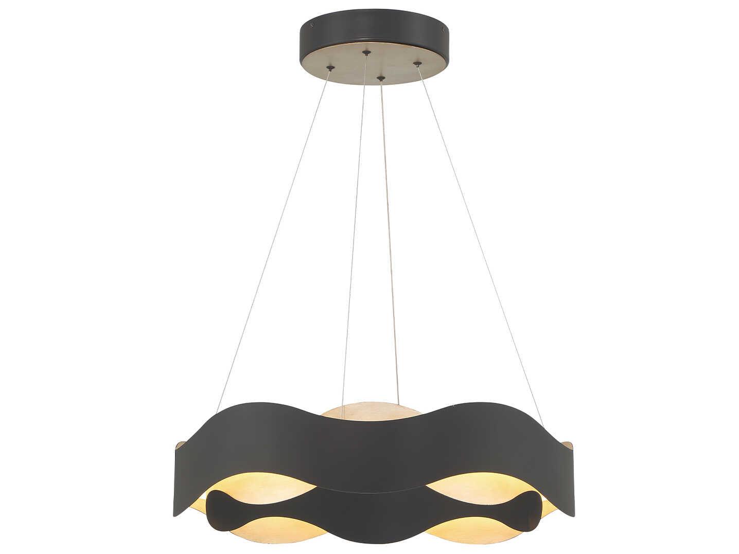 Eurofase Vaughan 1-Light Black Nickel LED Pendant