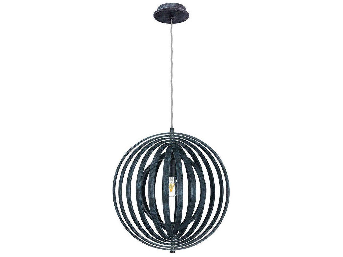 Eurofase Abruzzo 1-Light Blue Globe Pendant
