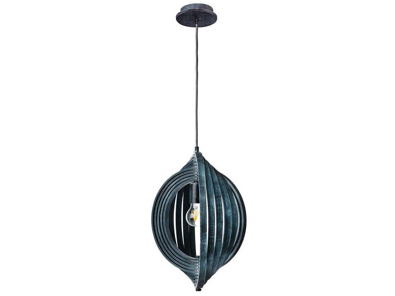 Eurofase Abruzzo 1-Light Blue Globe Pendant
