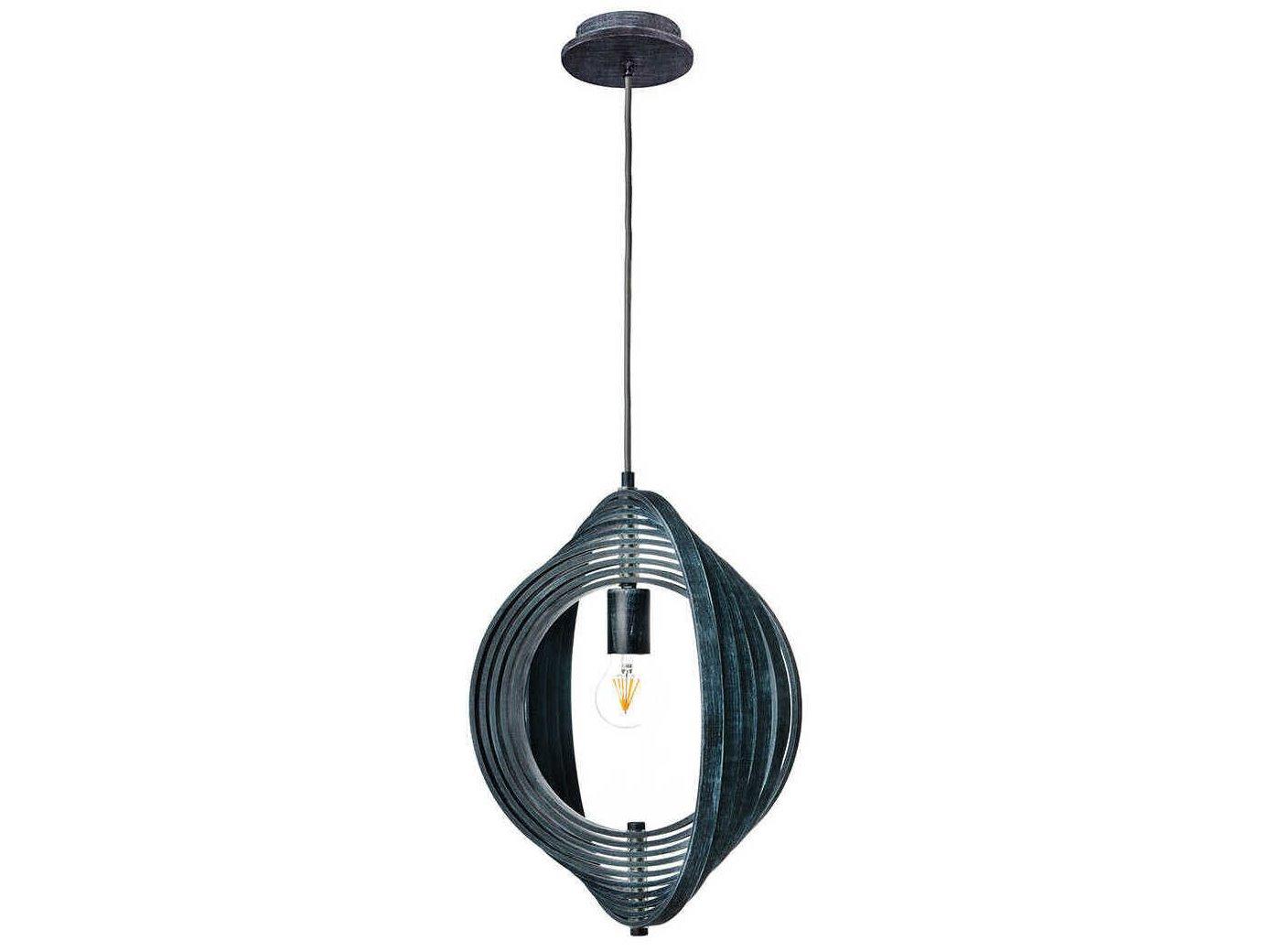 Eurofase Abruzzo 1-Light Blue Globe Pendant