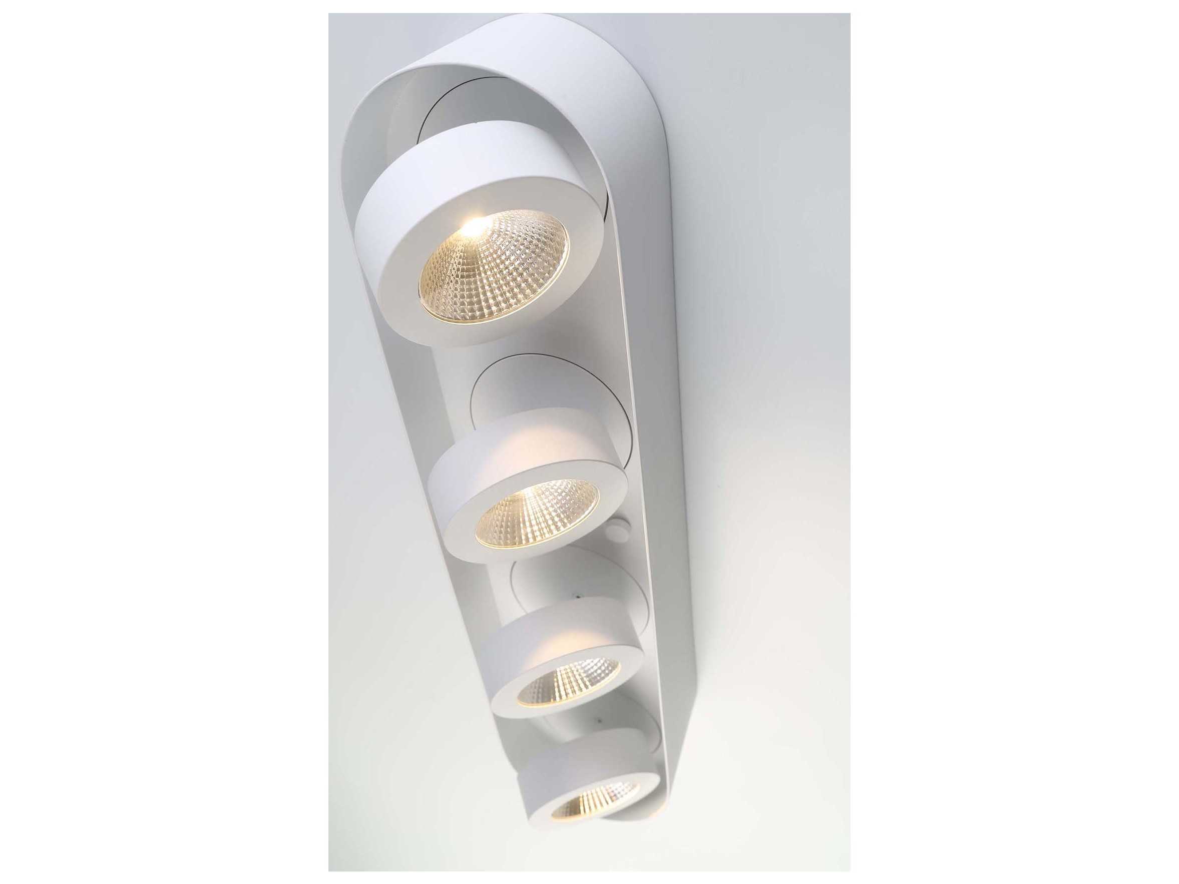 Eurofase Nymark 4-Light White LED Round Flush Mount