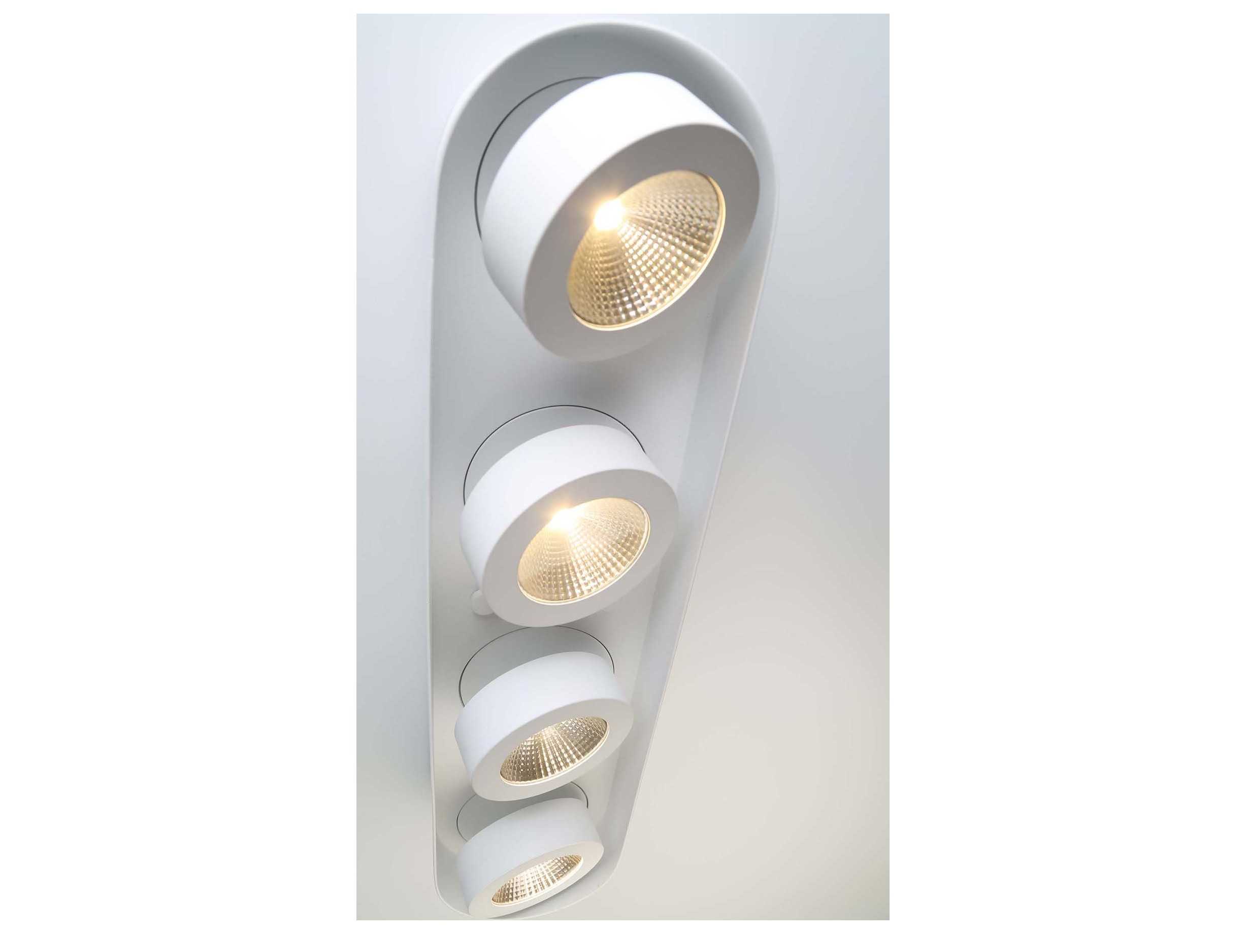 Eurofase Nymark 4-Light White LED Round Flush Mount