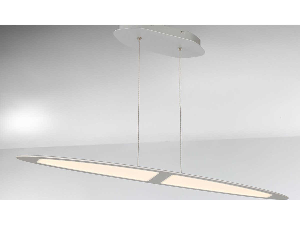 Eurofase Ormont Brushed Nickel LED Linear Island Pendant