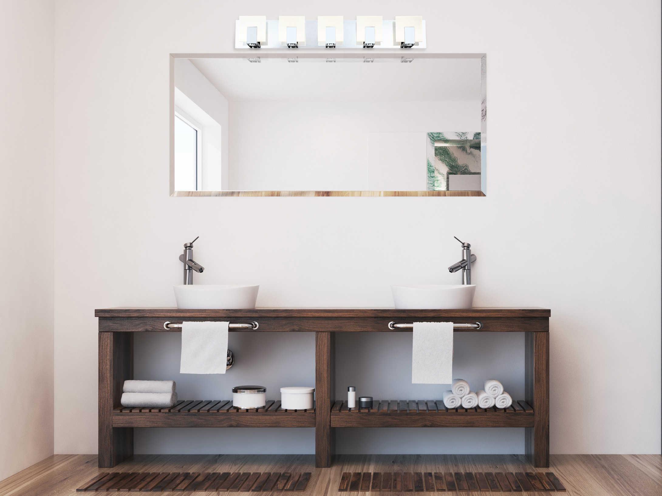 Eurofase Canmore 5-Light Chrome LED Vanity Light