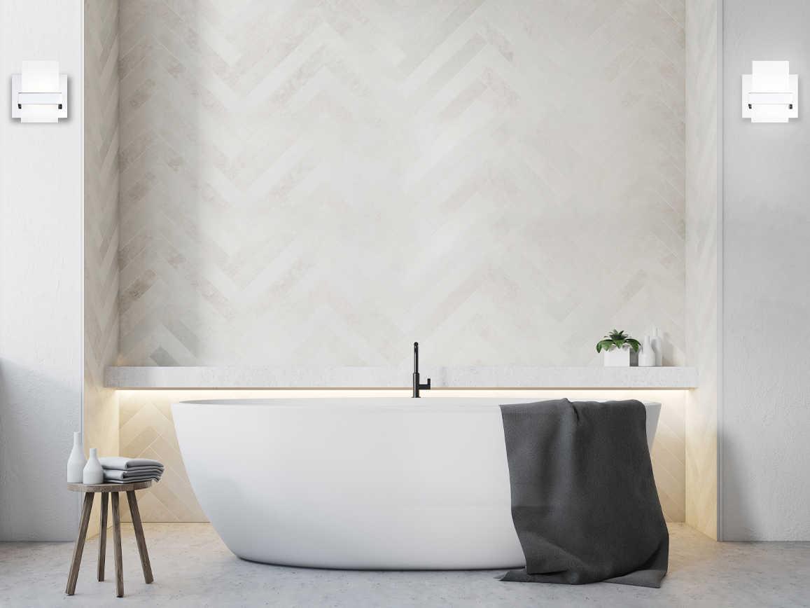 Eurofase Cambridge 1-Light Chrome Wall Sconce