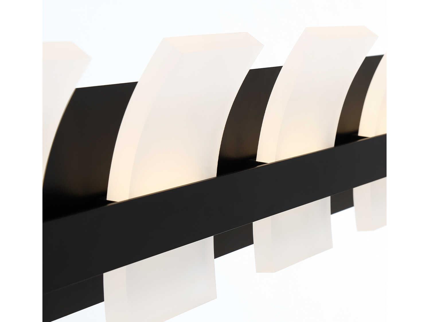 Eurofase Cambridge 5-Light Black LED Vanity Light