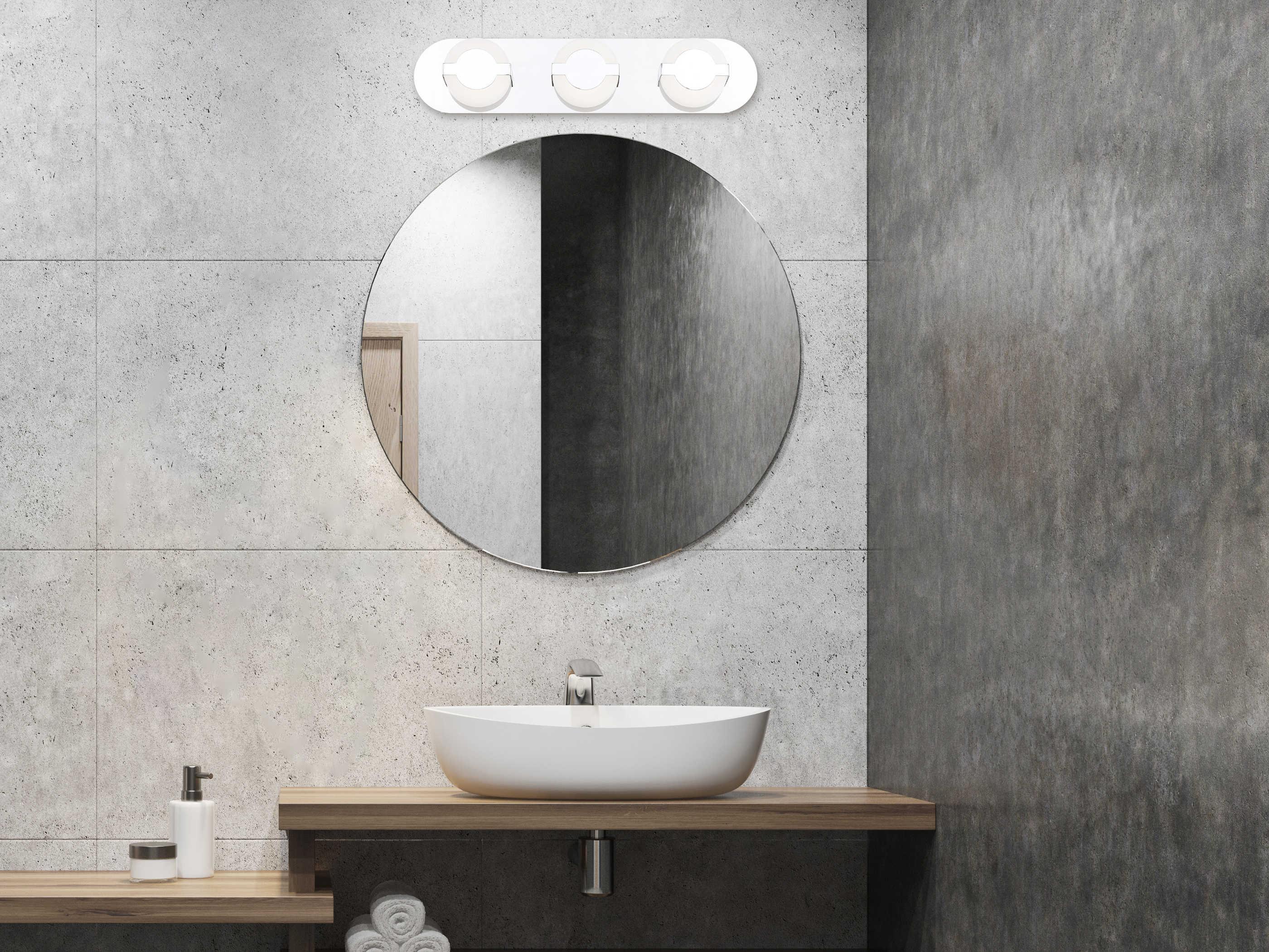 Eurofase Balewood 3-Light Chrome LED Vanity Light